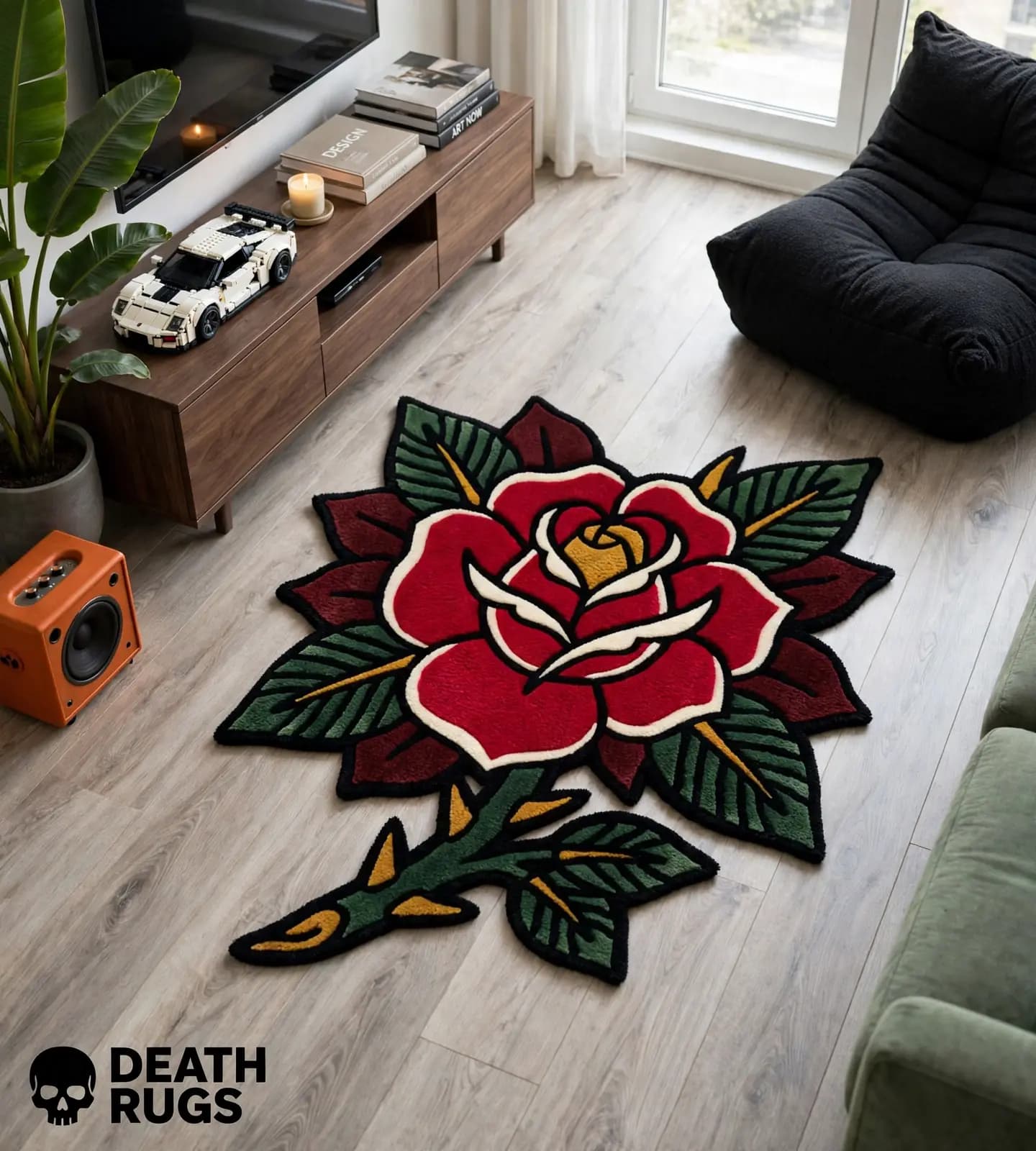 Thorn Vine Rose Rugs thumbnail 6
