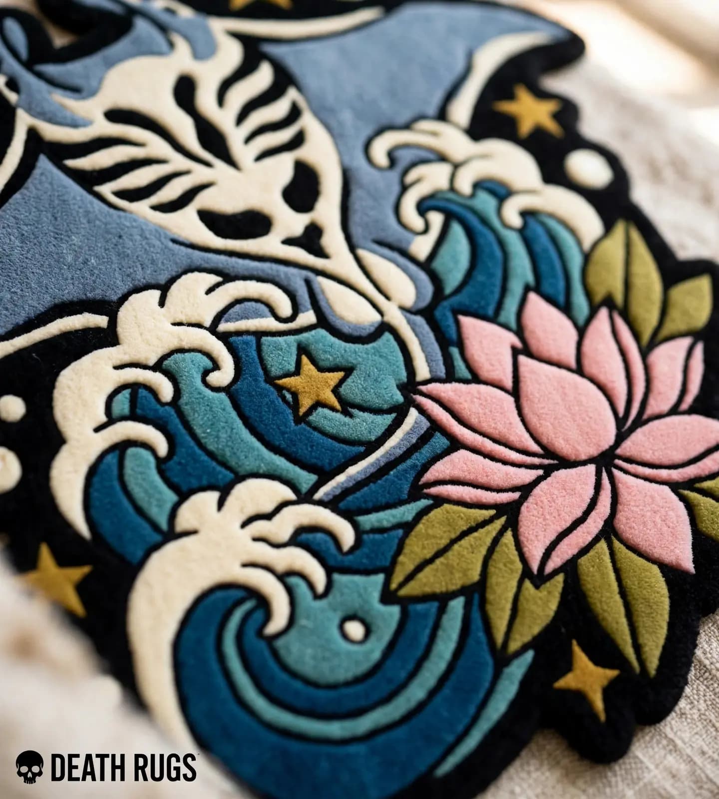 Ocean Manta and Lotus Rugs thumbnail 8