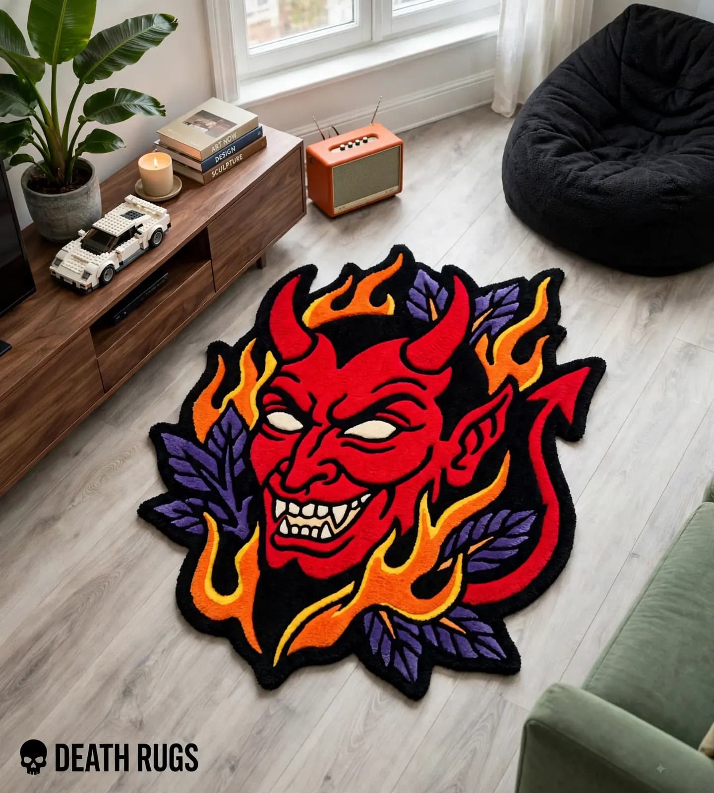 Fiery Red Devil Rugs thumbnail 8