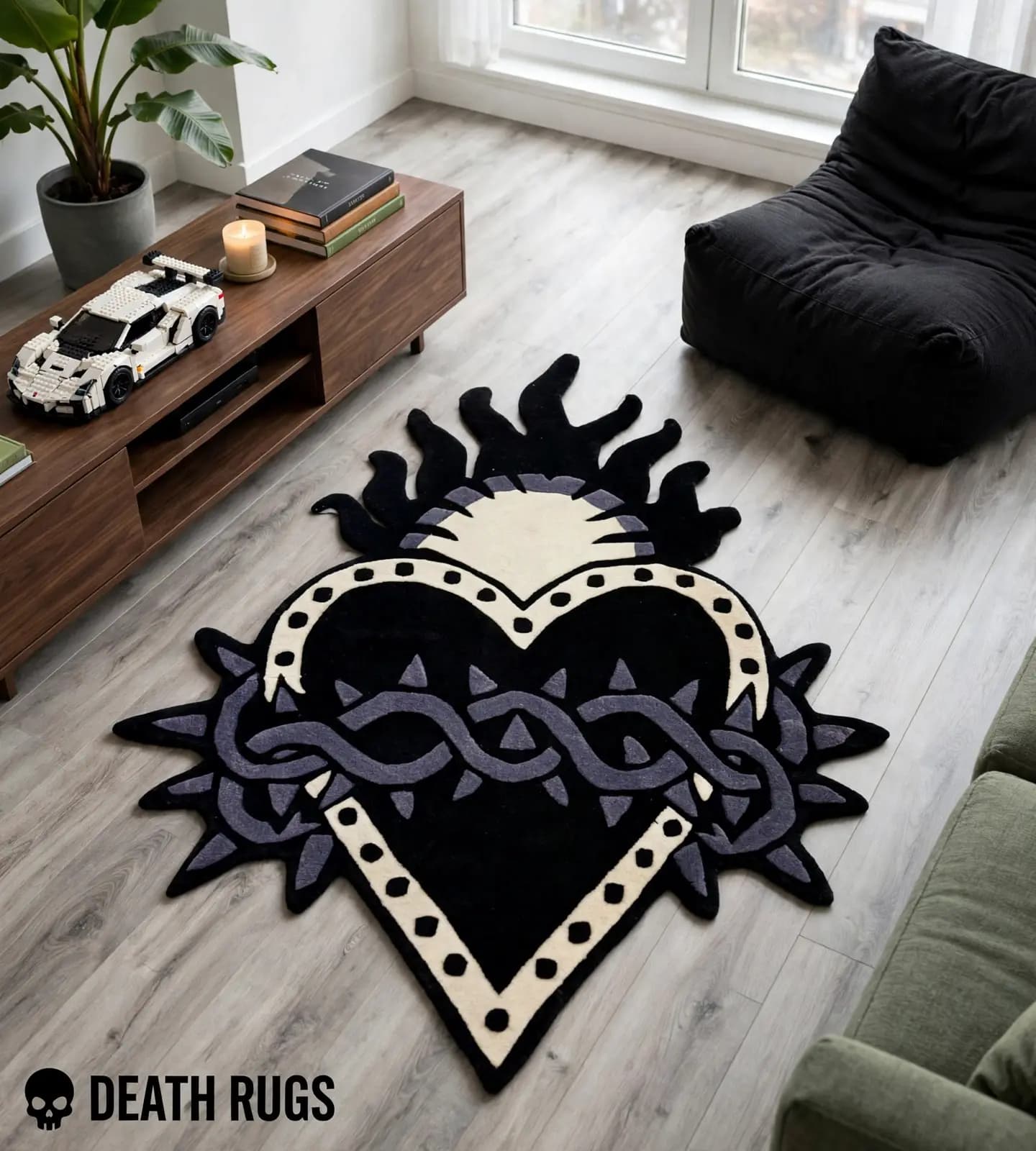 Sacred Thorn Heart Rugs alternate