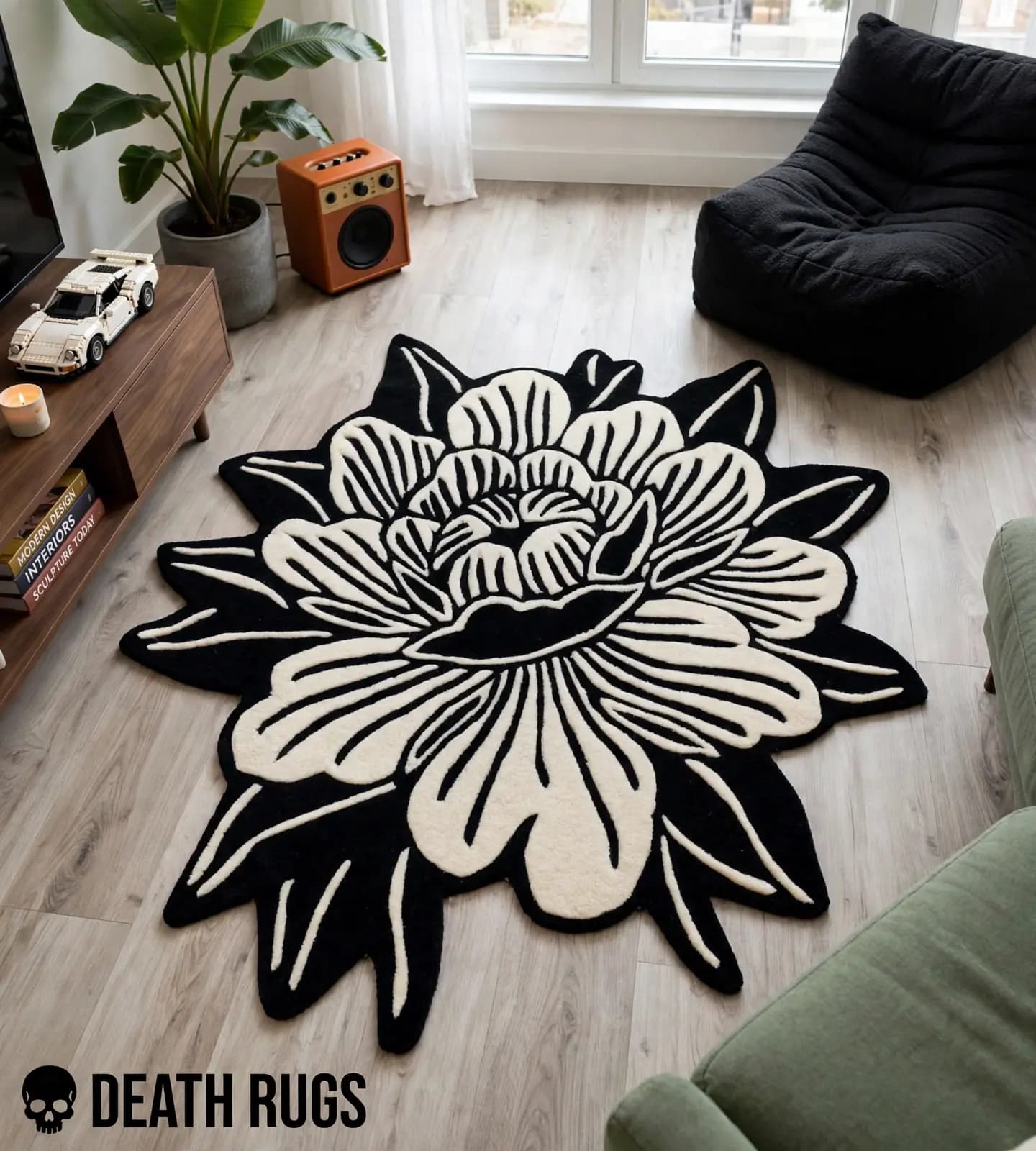 Midnight Bloom Rugs thumbnail 3