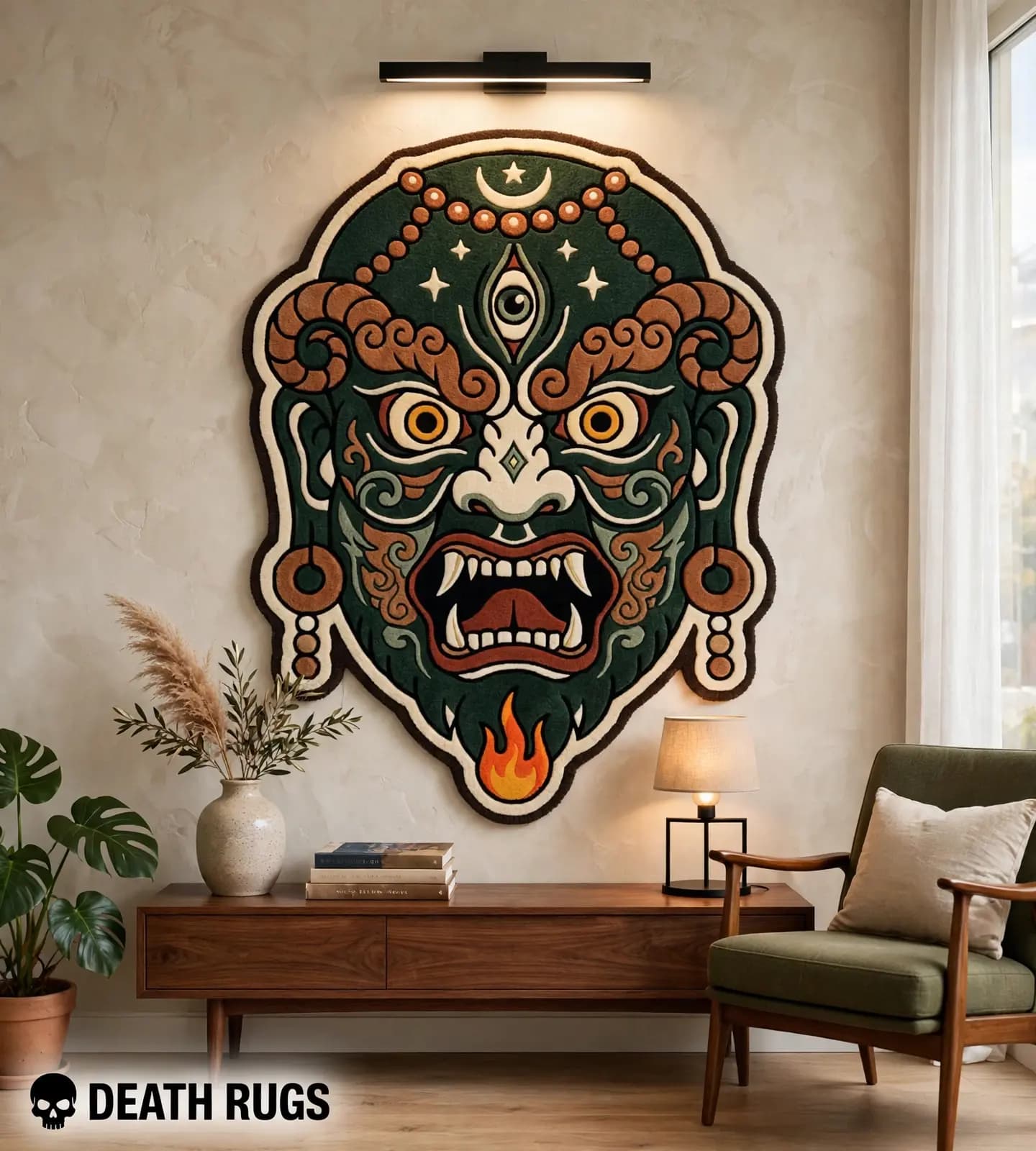 Emerald Wrath Mahakala Rugs thumbnail 8