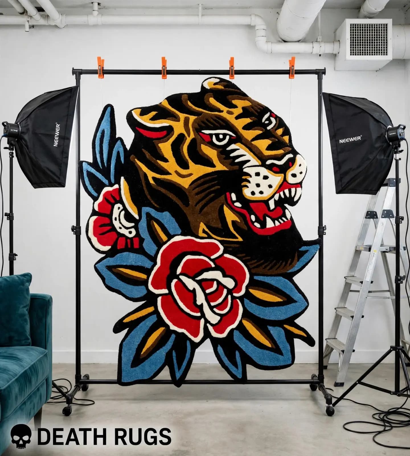Tiger Rose Bloom Rugs thumbnail 6