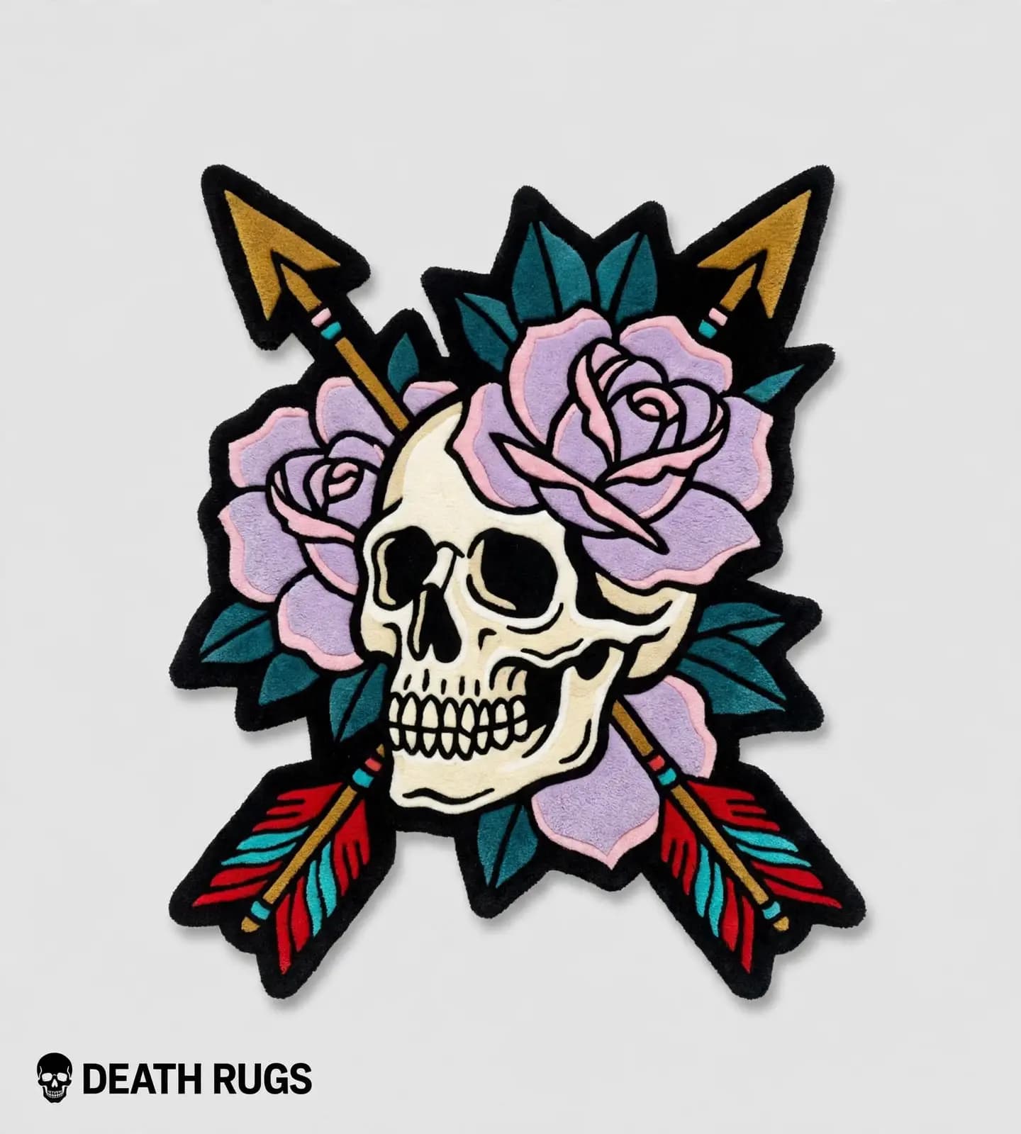 Crossed Arrows Skull Rugs
