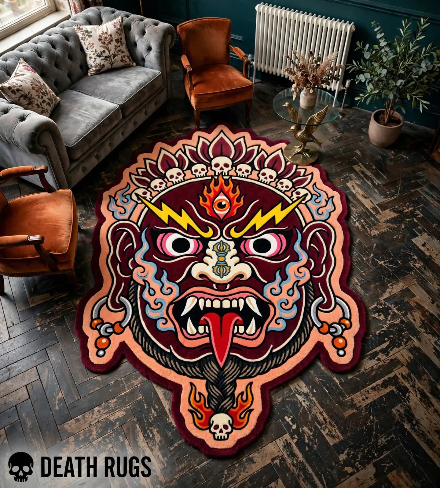 Thunder Mahakala Rugs thumbnail 4
