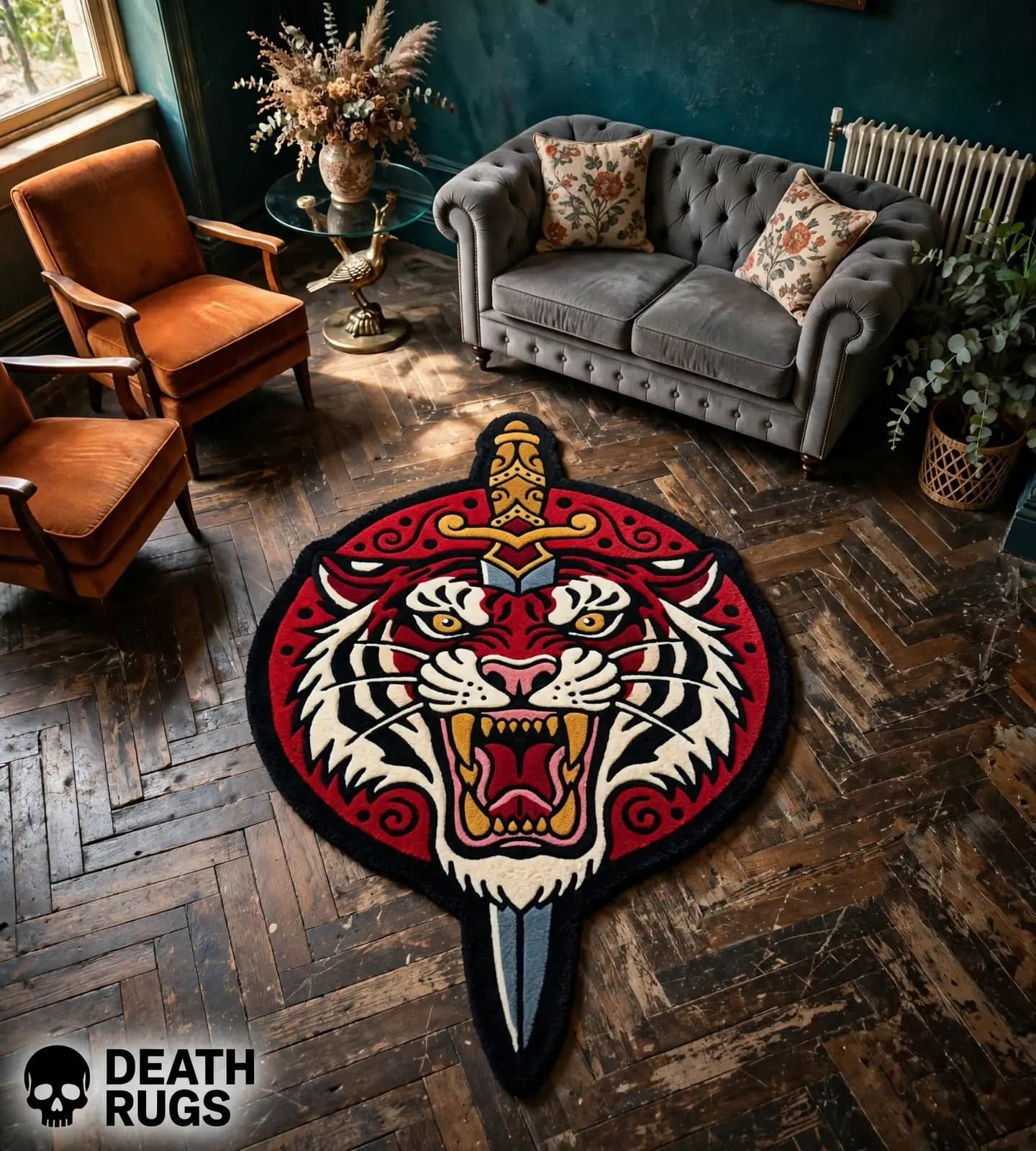 Tiger and Dagger Rugs thumbnail 6