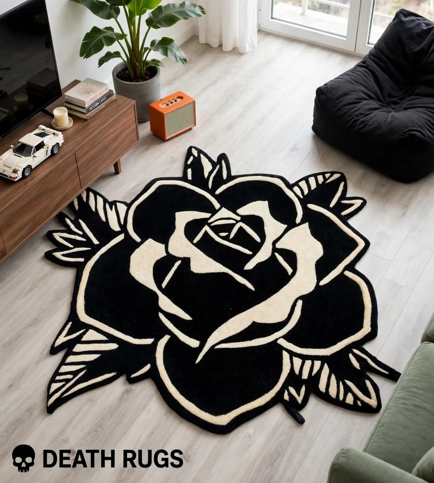 Noir Rose Rugs thumbnail 5