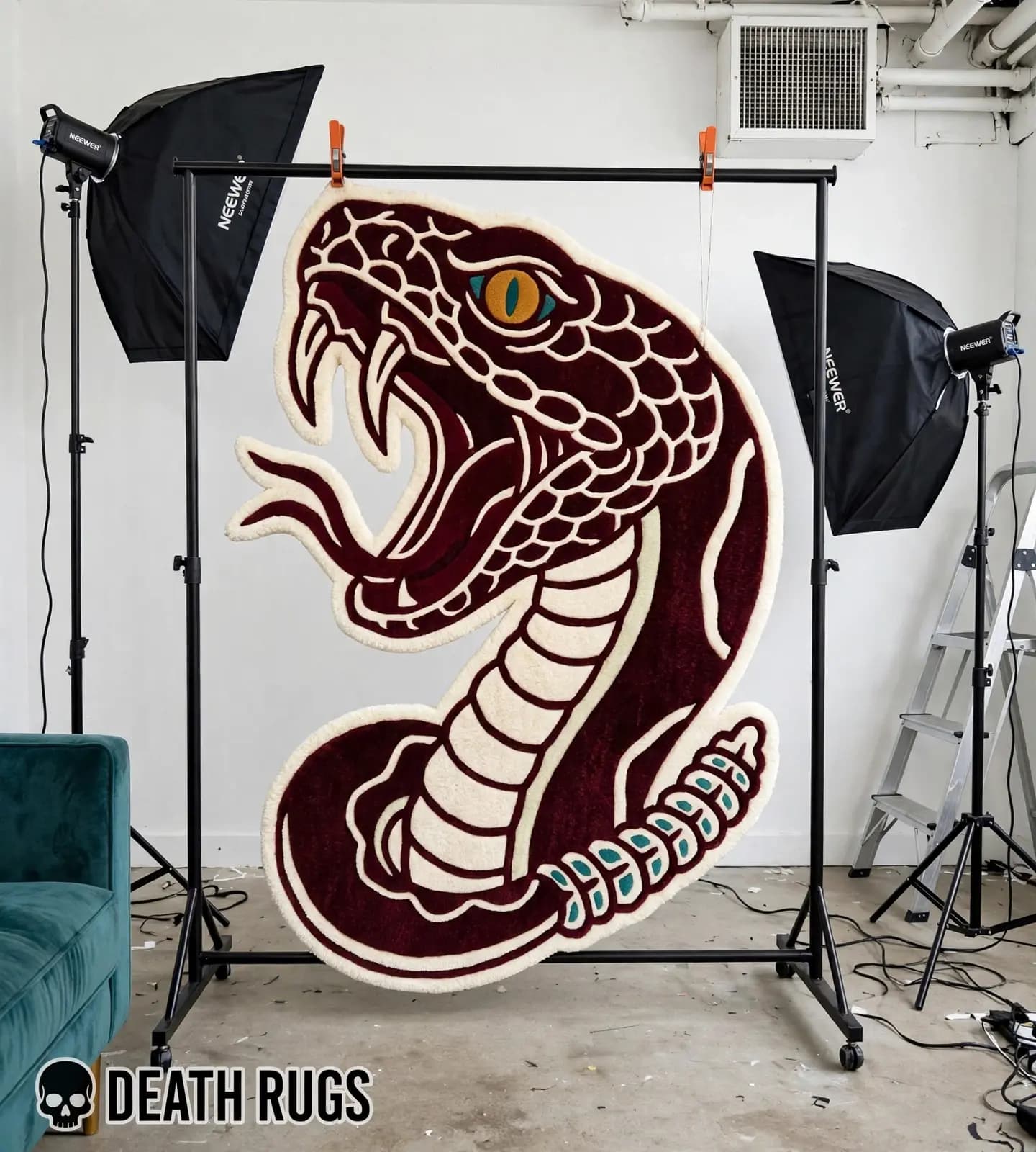 Crimson Rattler Strike Rugs thumbnail 6