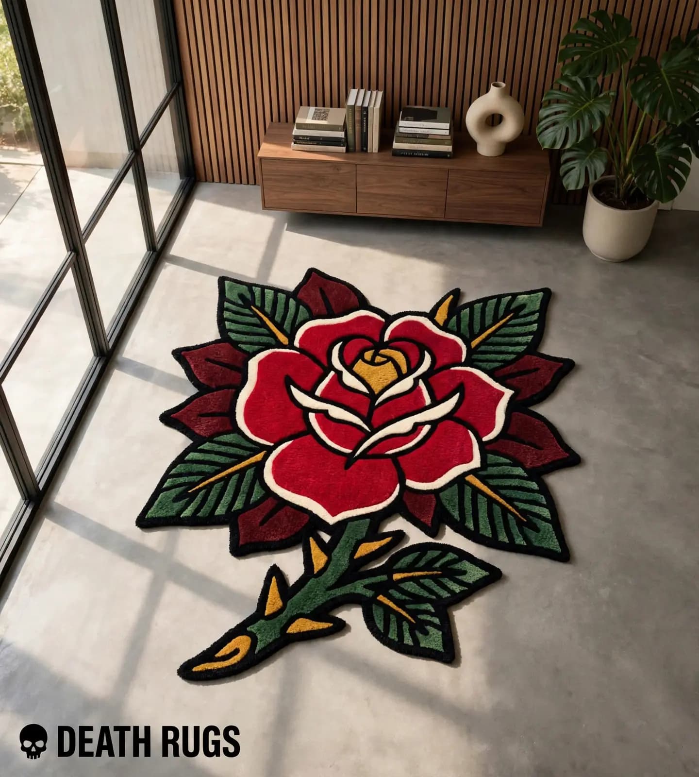 Thorn Vine Rose Rugs thumbnail 8