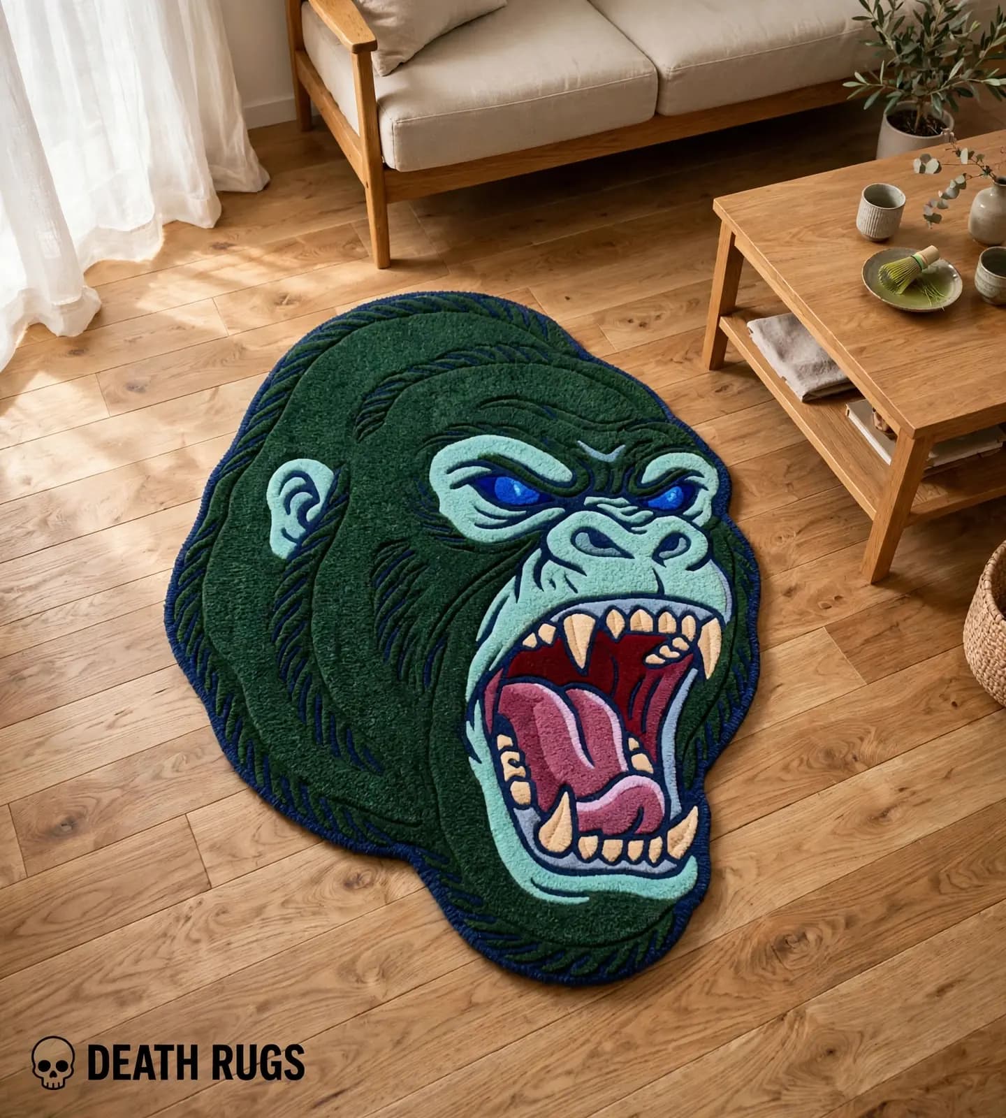 Emerald Primal Ape Rugs thumbnail 6