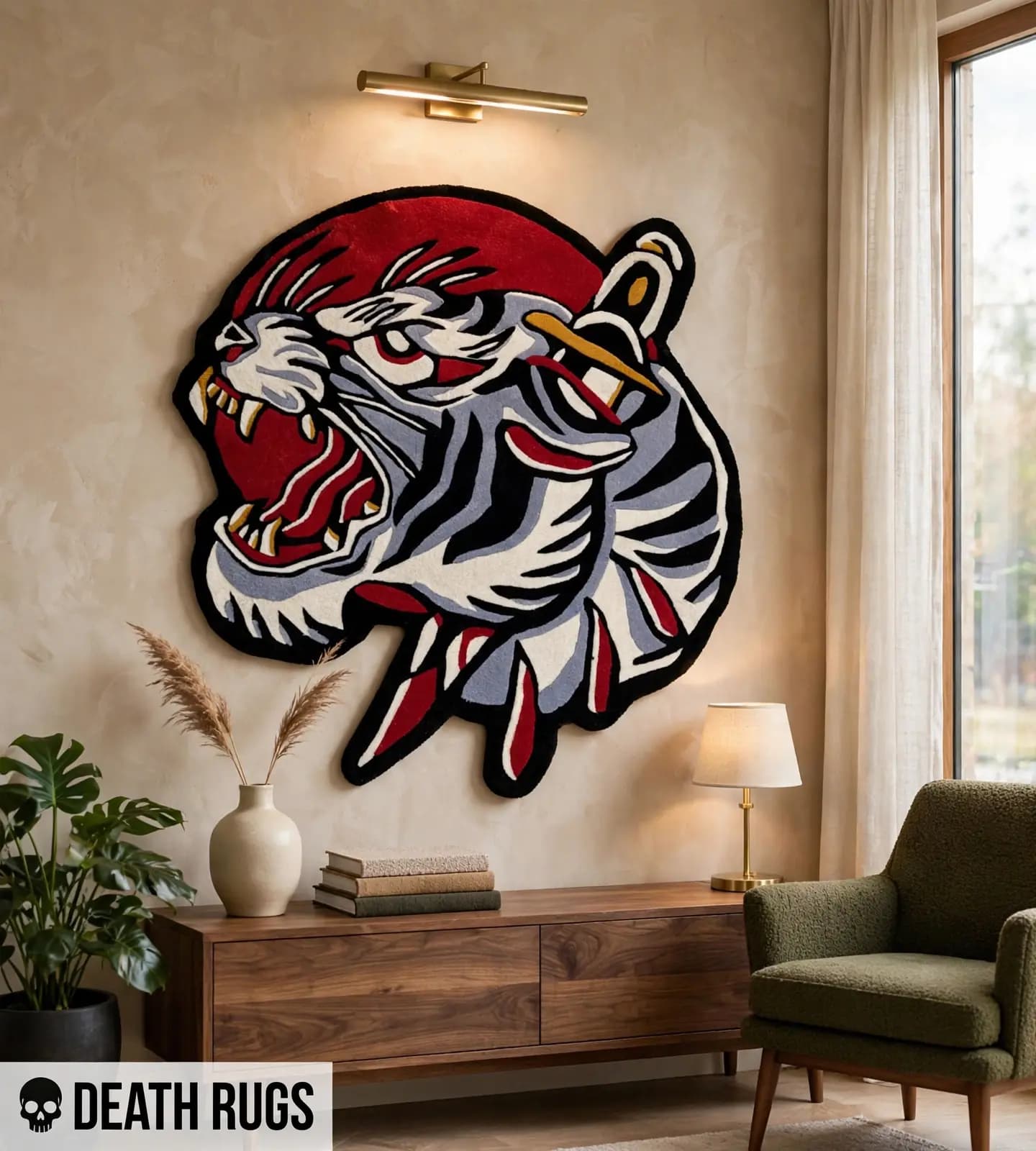 Dagger Tiger Rug thumbnail 3