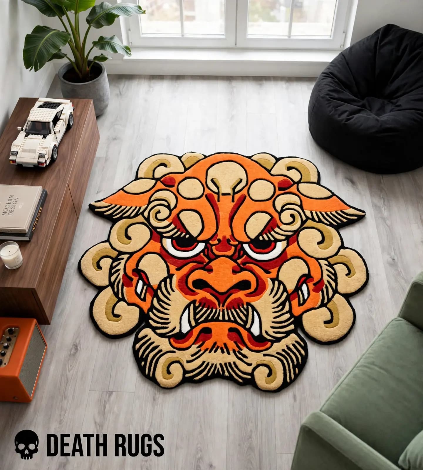 Flame Mane Shishi Lion Rugs thumbnail 4