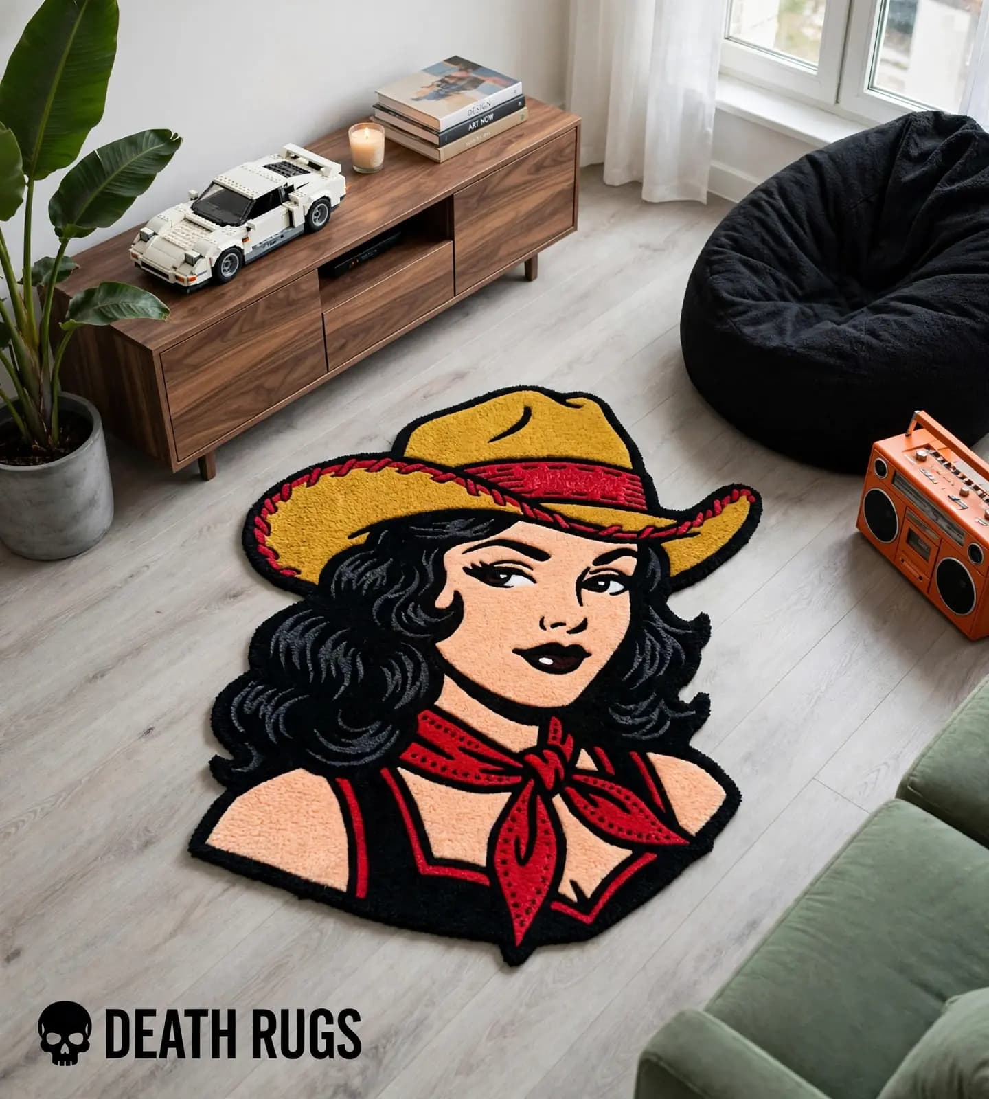 Stalking White Tiger Rugs thumbnail 3