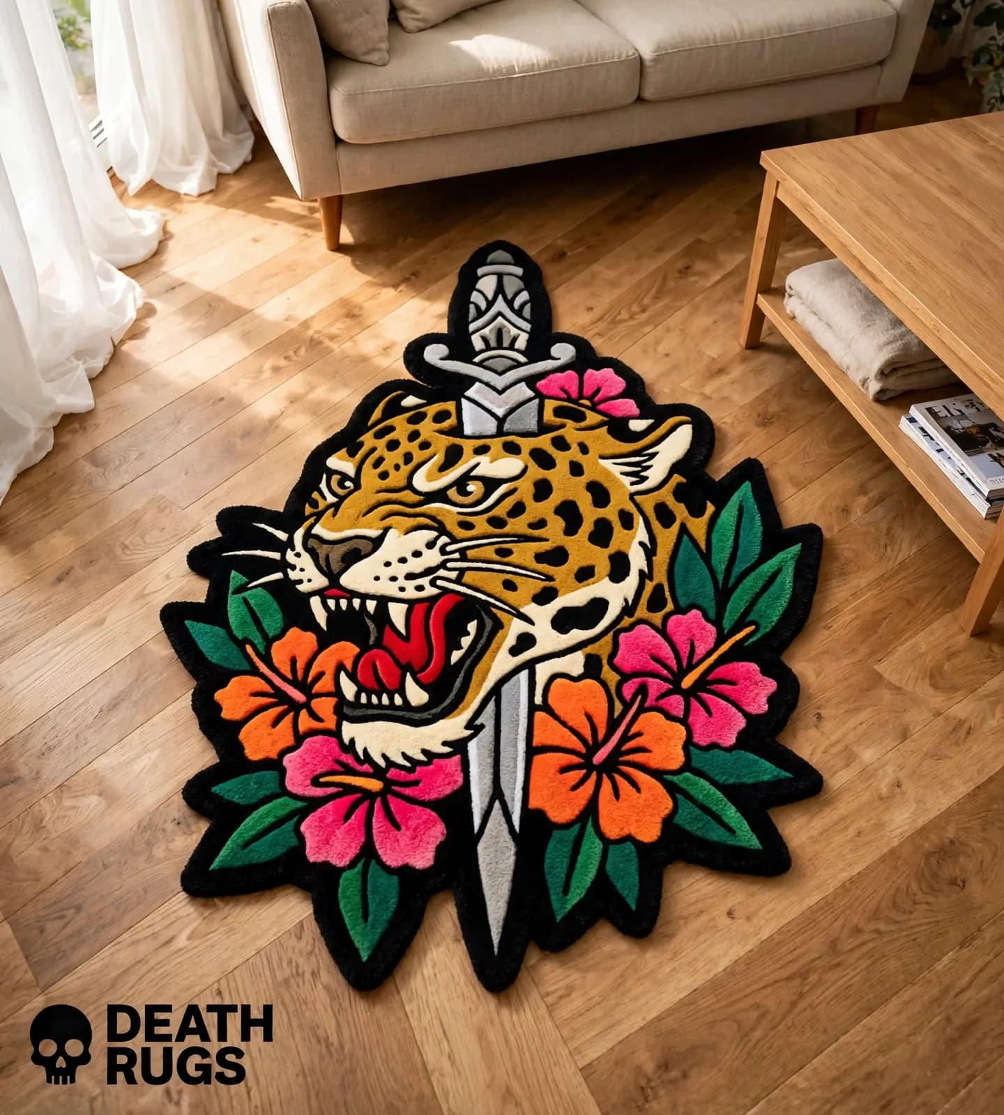 Jaguar and Dagger Rugs thumbnail 7