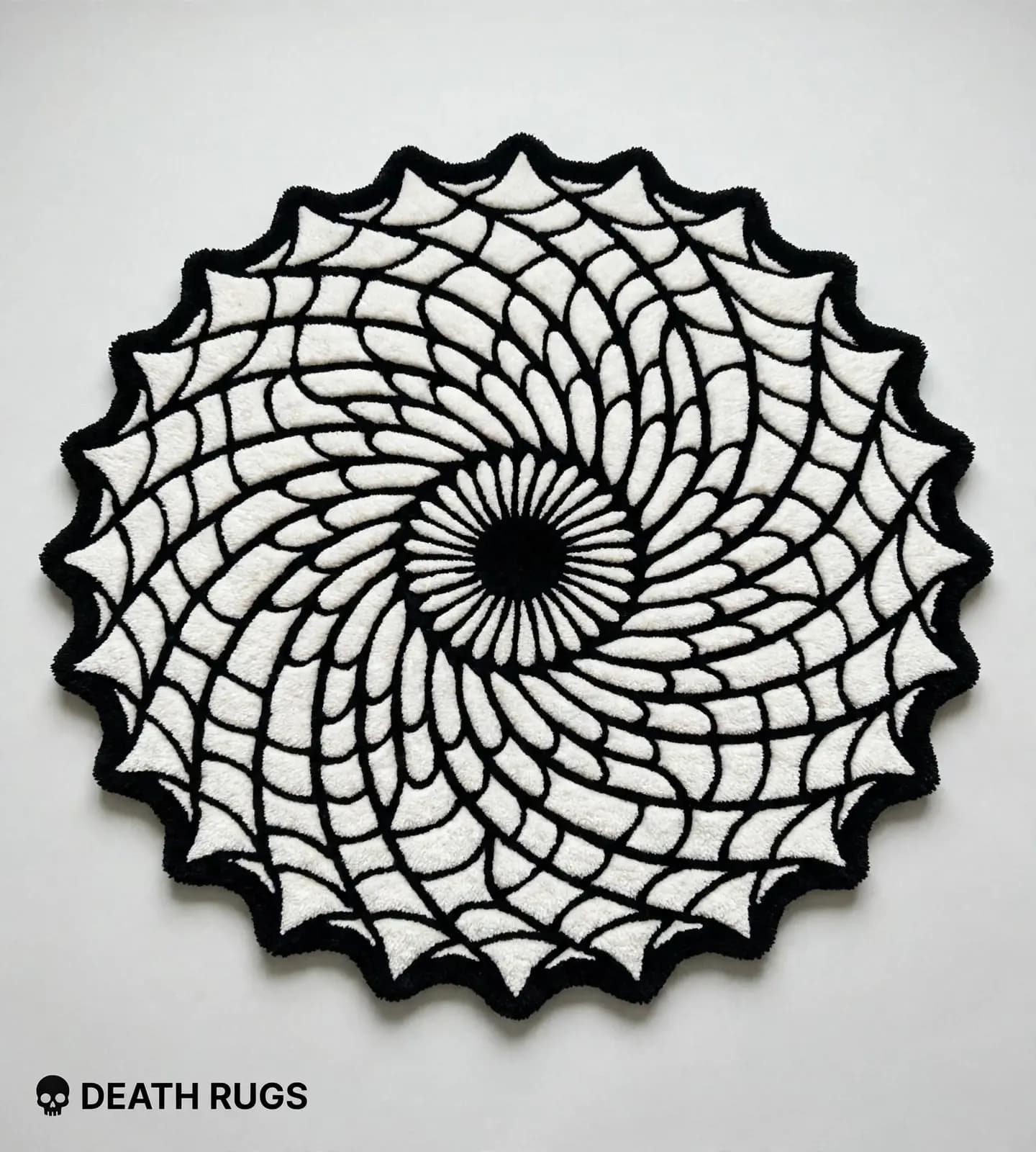 Vortex Spiderweb Mandala Rugs alternate