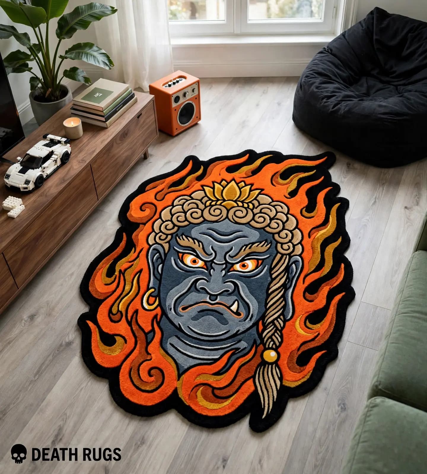 Azure Ryu Dragon Rugs thumbnail 6
