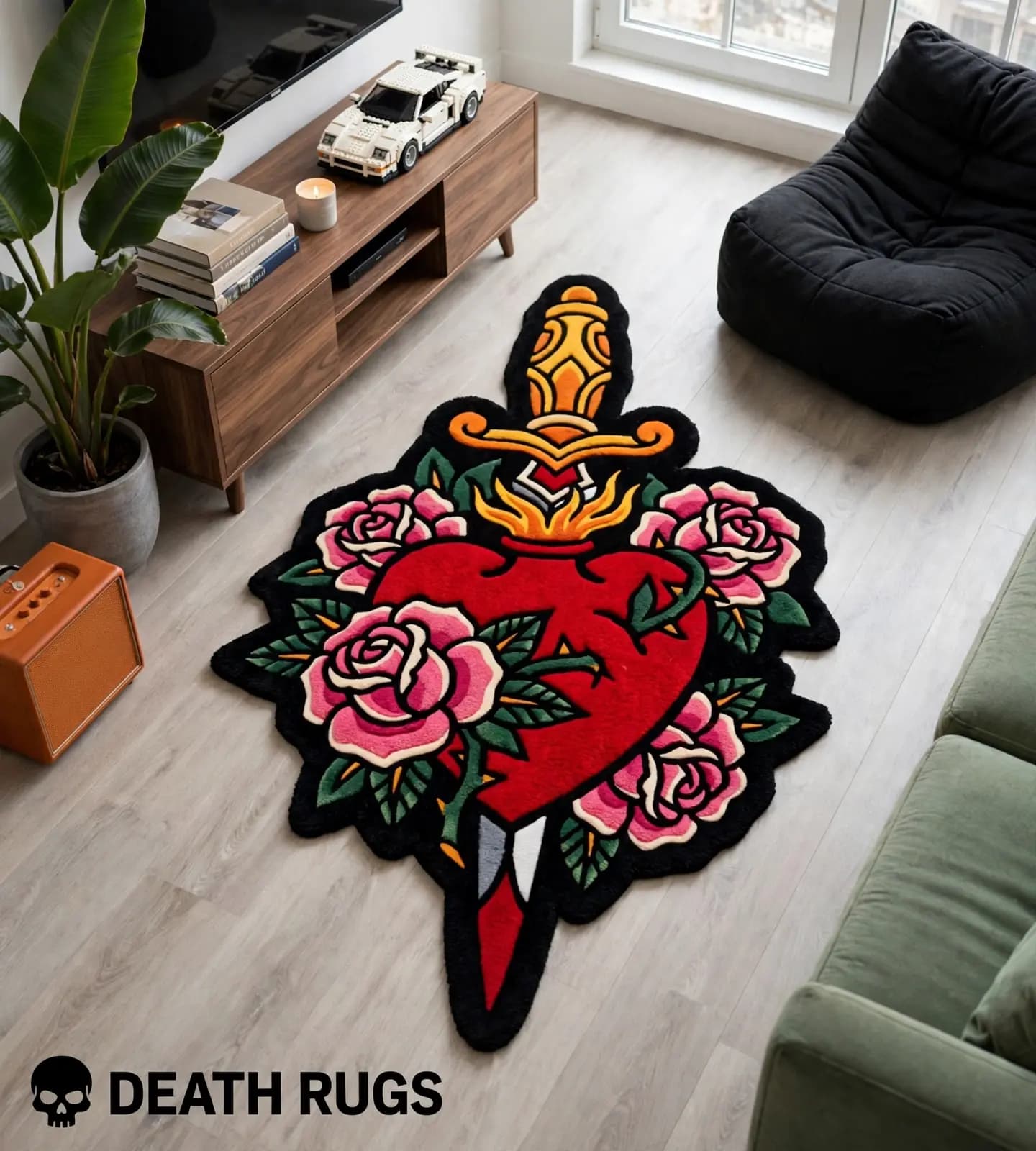 Sacred Heart & Dagger Rugs thumbnail 7