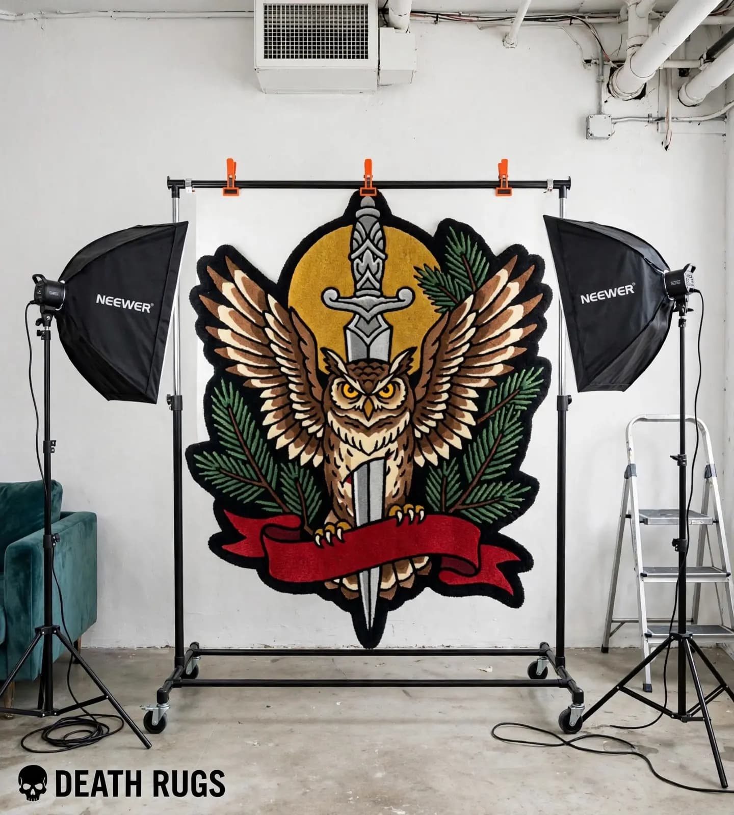 Nocturnal Owl and Dagger Rugs alternate