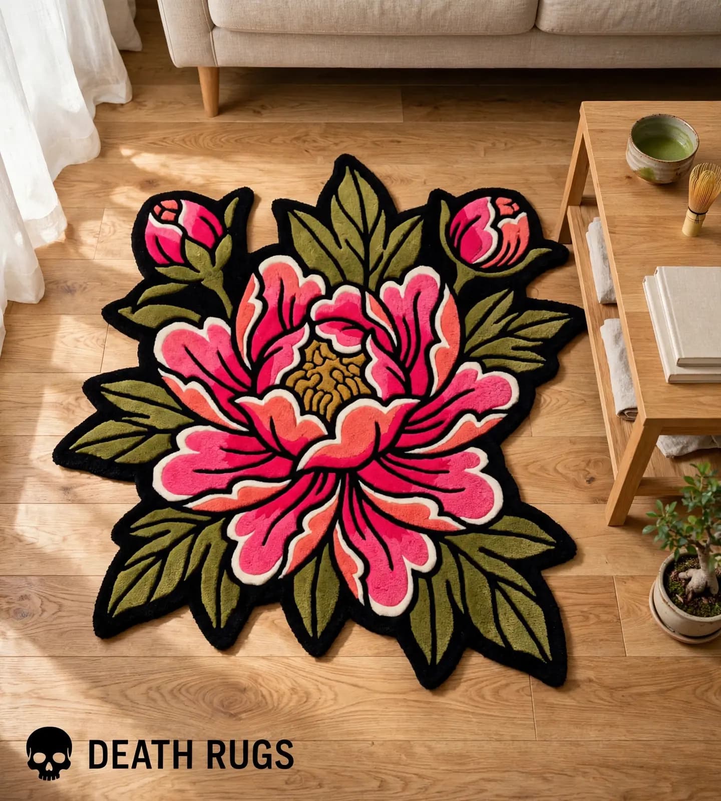 Japanese Peony Blossom Rugs thumbnail 8
