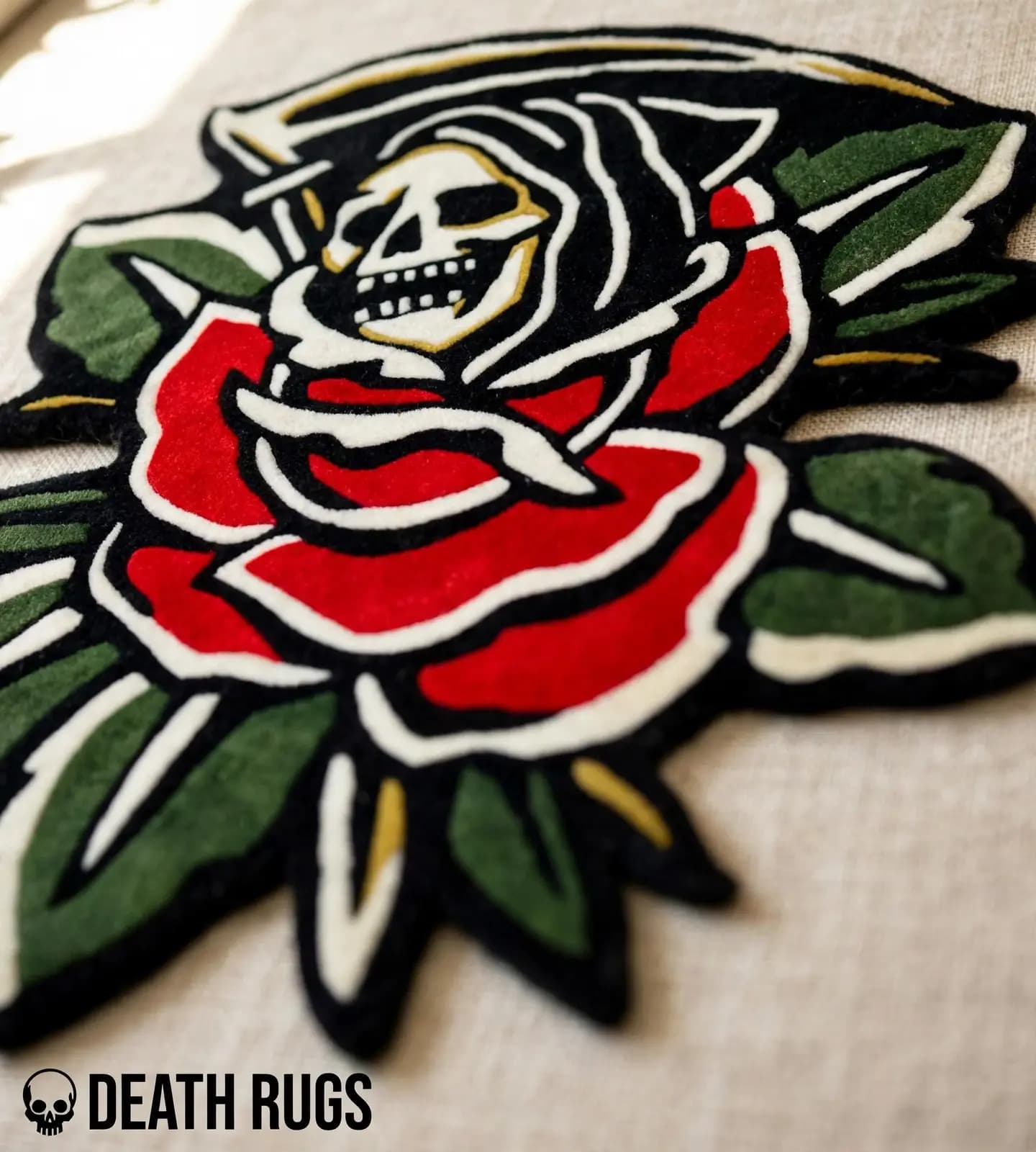 Reaper's Crimson Rose Rug alternate