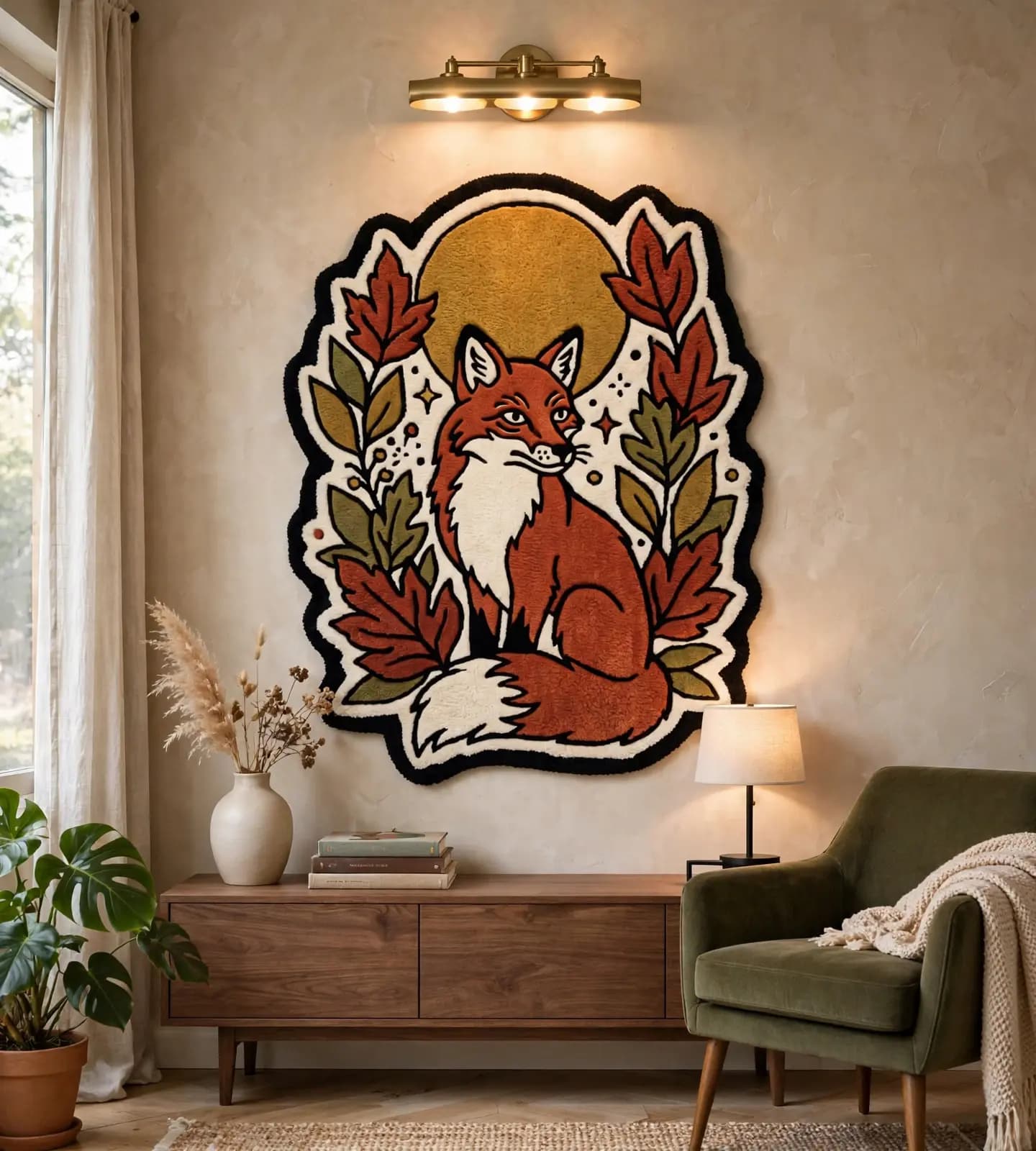 Autumn Fox & Golden Moon Rugs thumbnail 6