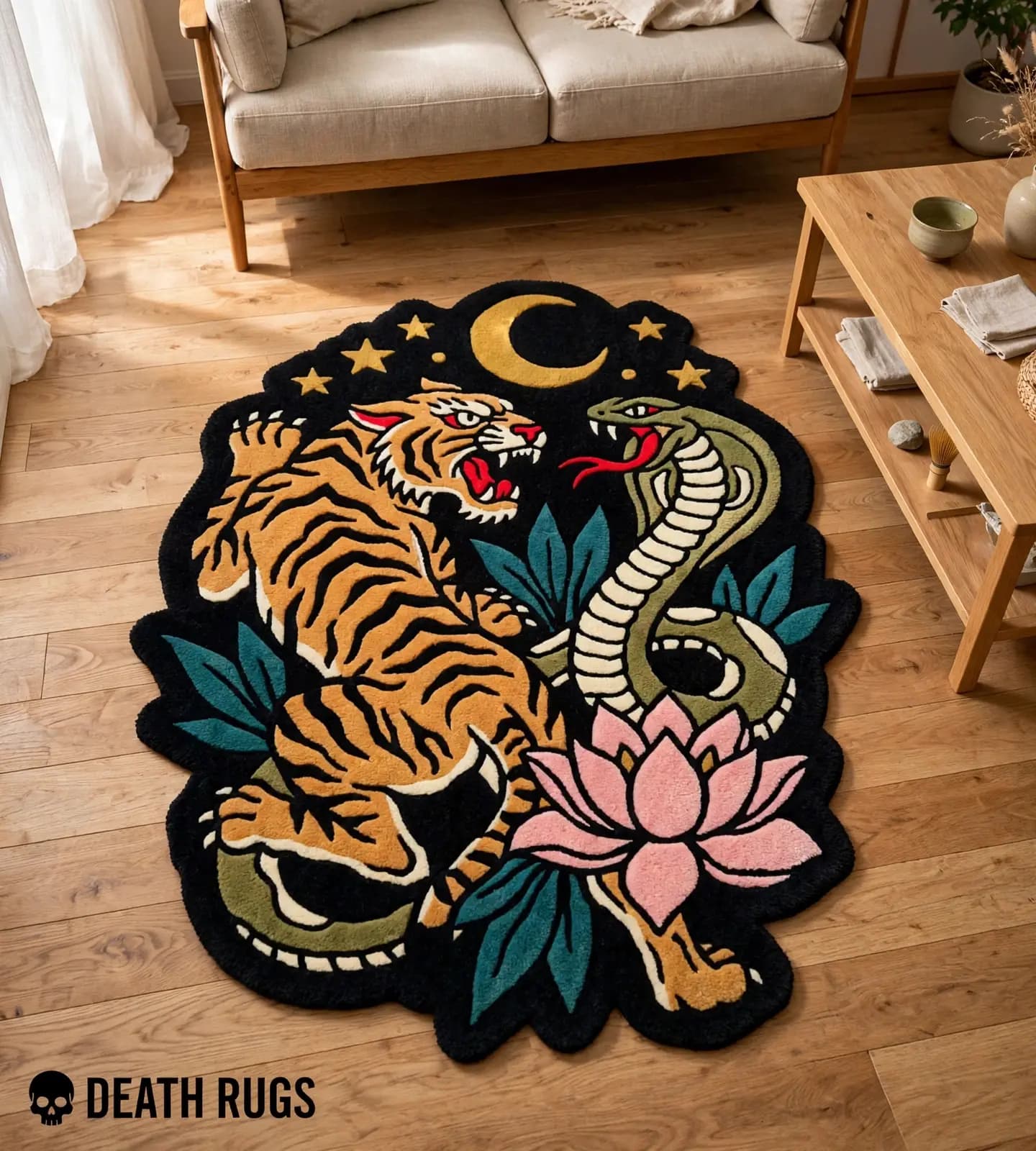 Tiger and Serpent Duel Rugs thumbnail 6