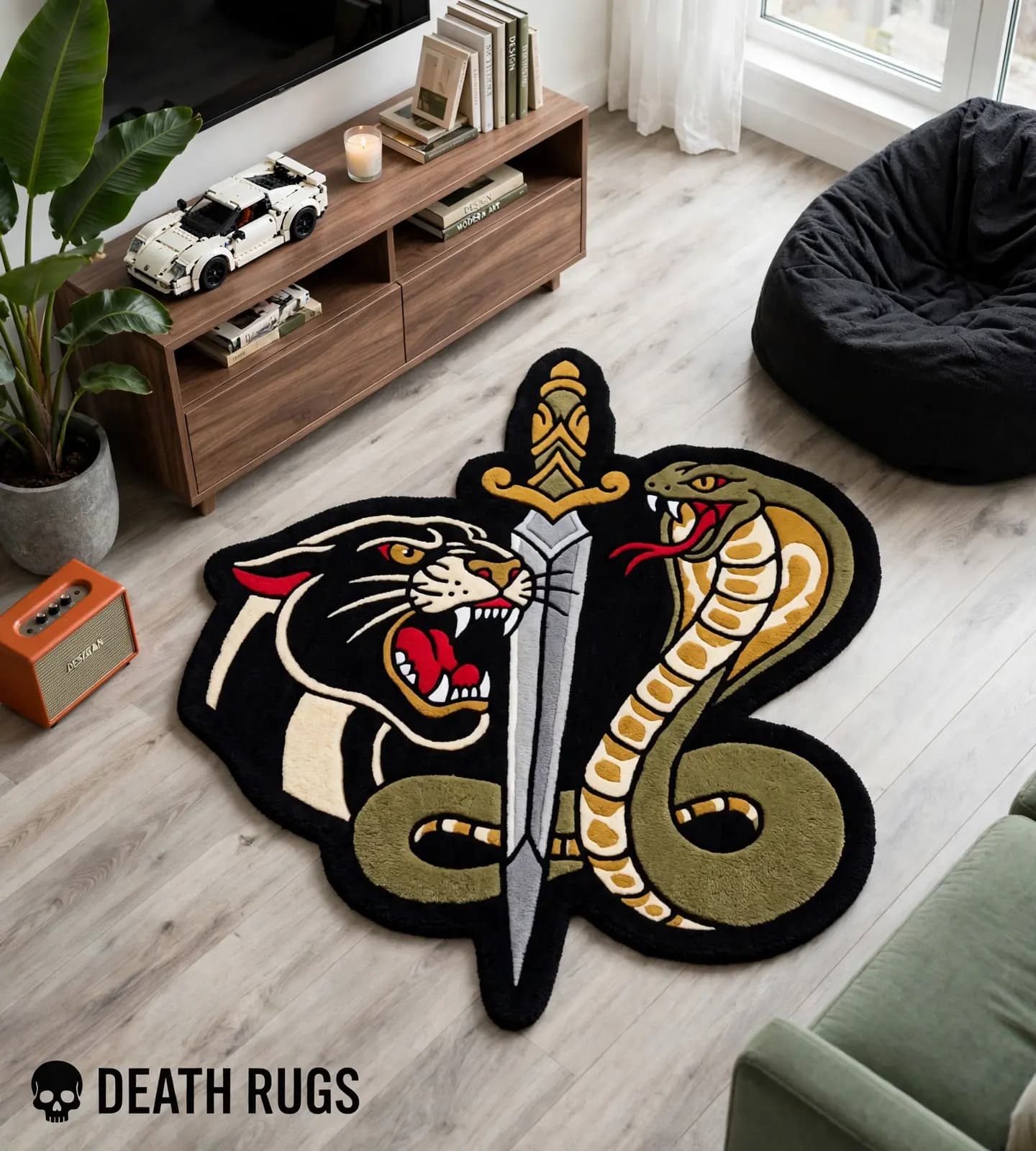Panther, Cobra & Dagger Rugs thumbnail 6
