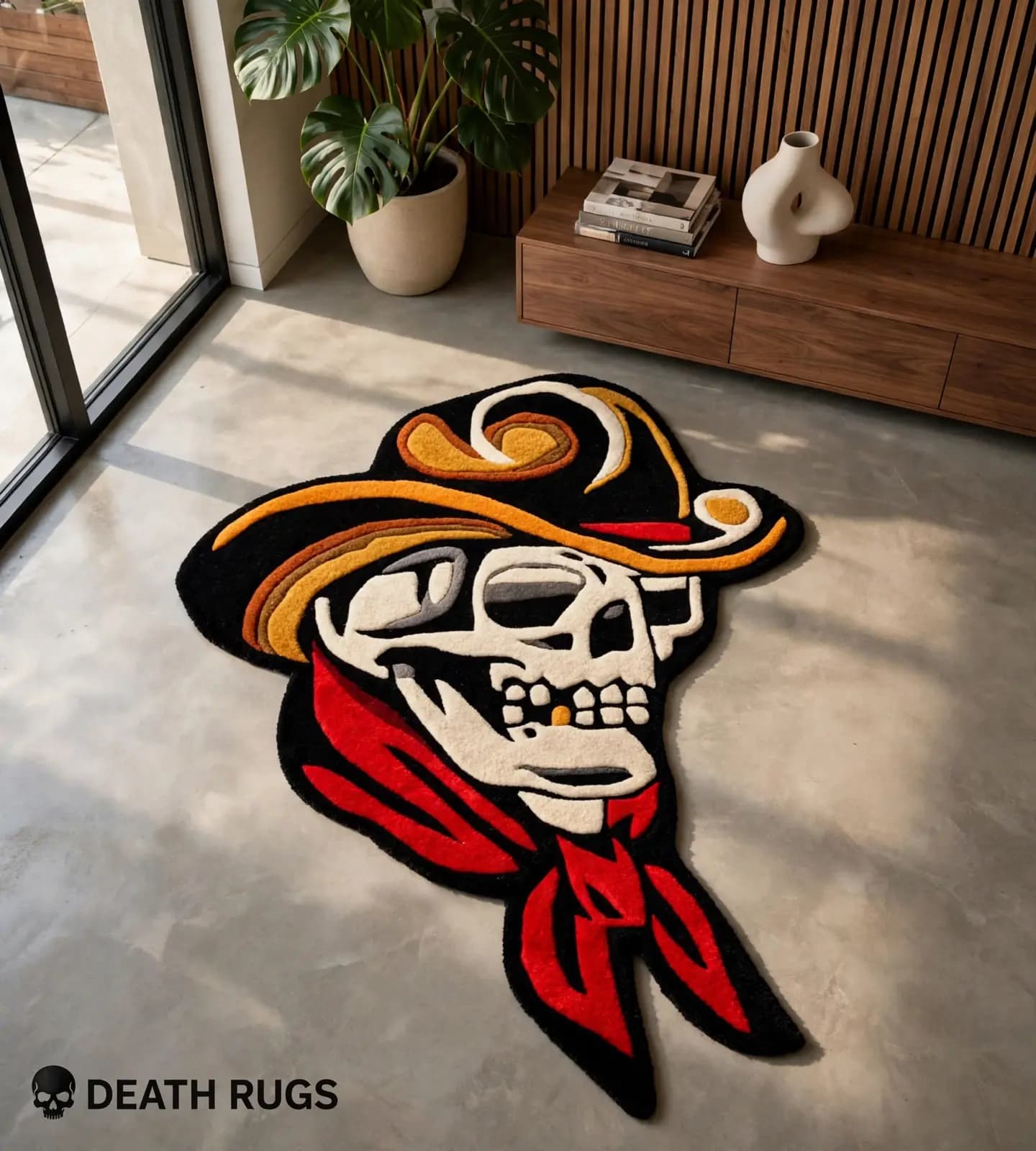 Skull Cowboy Rug slide 5