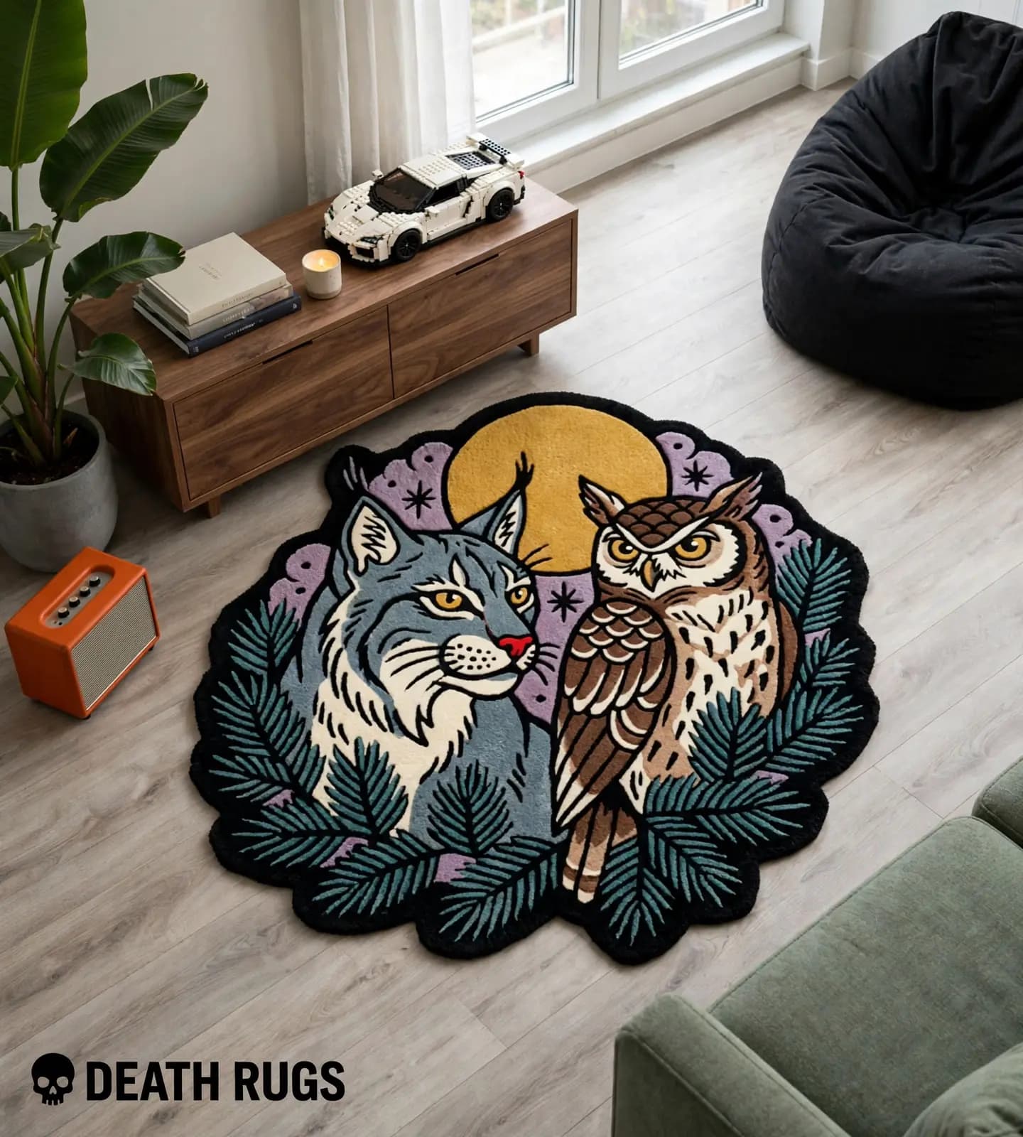 Lynx and Owl Rugs slide 5