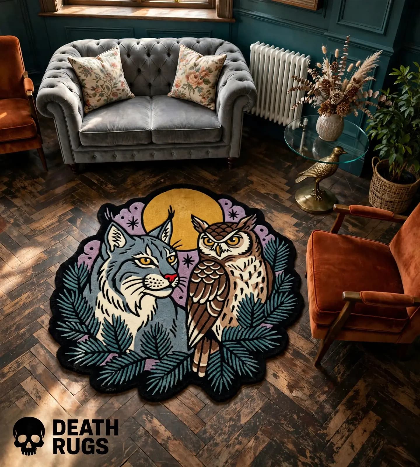 Lynx and Owl Rugs slide 8