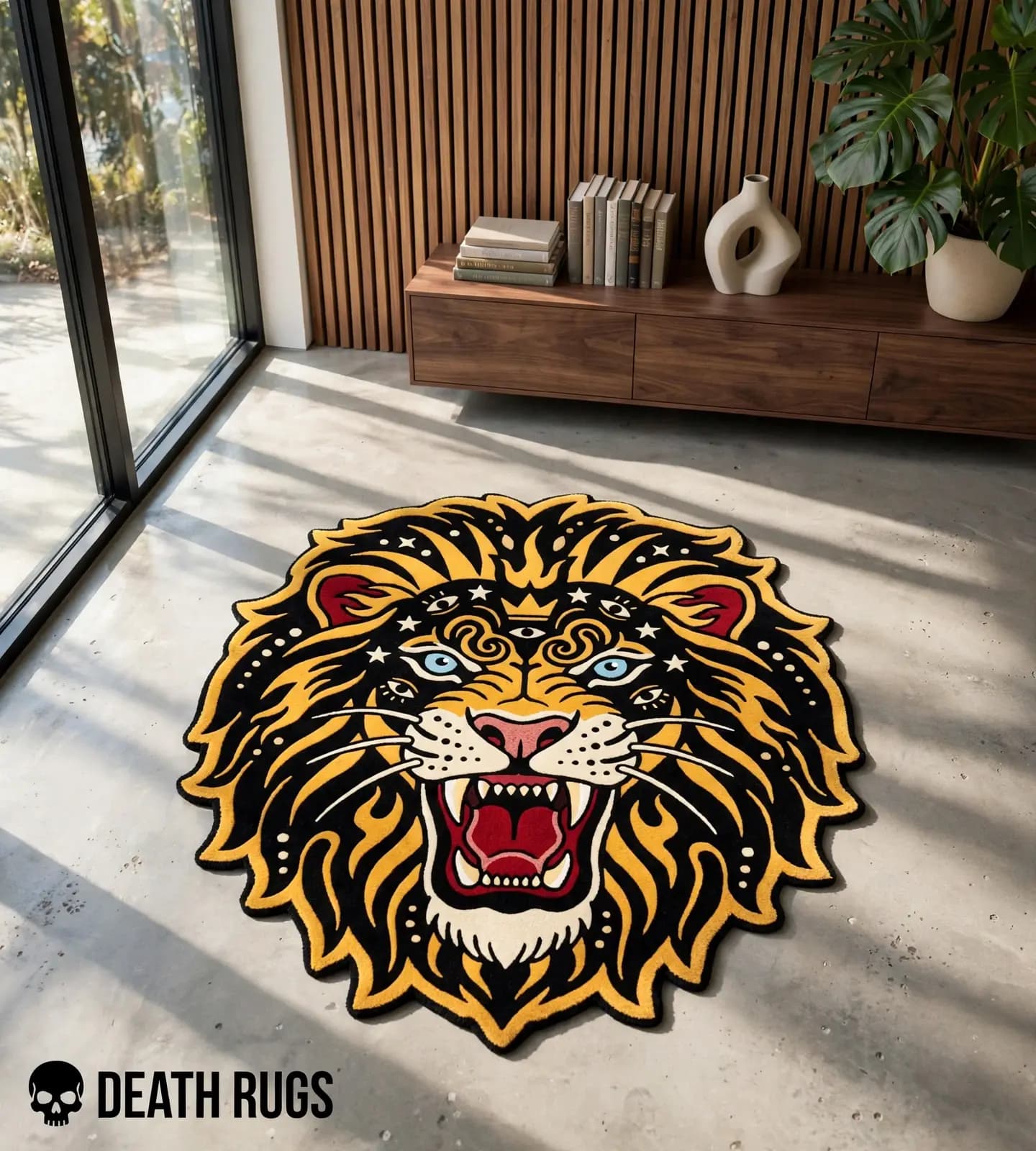 Golden Mane Mystic Lion Rugs slide 7