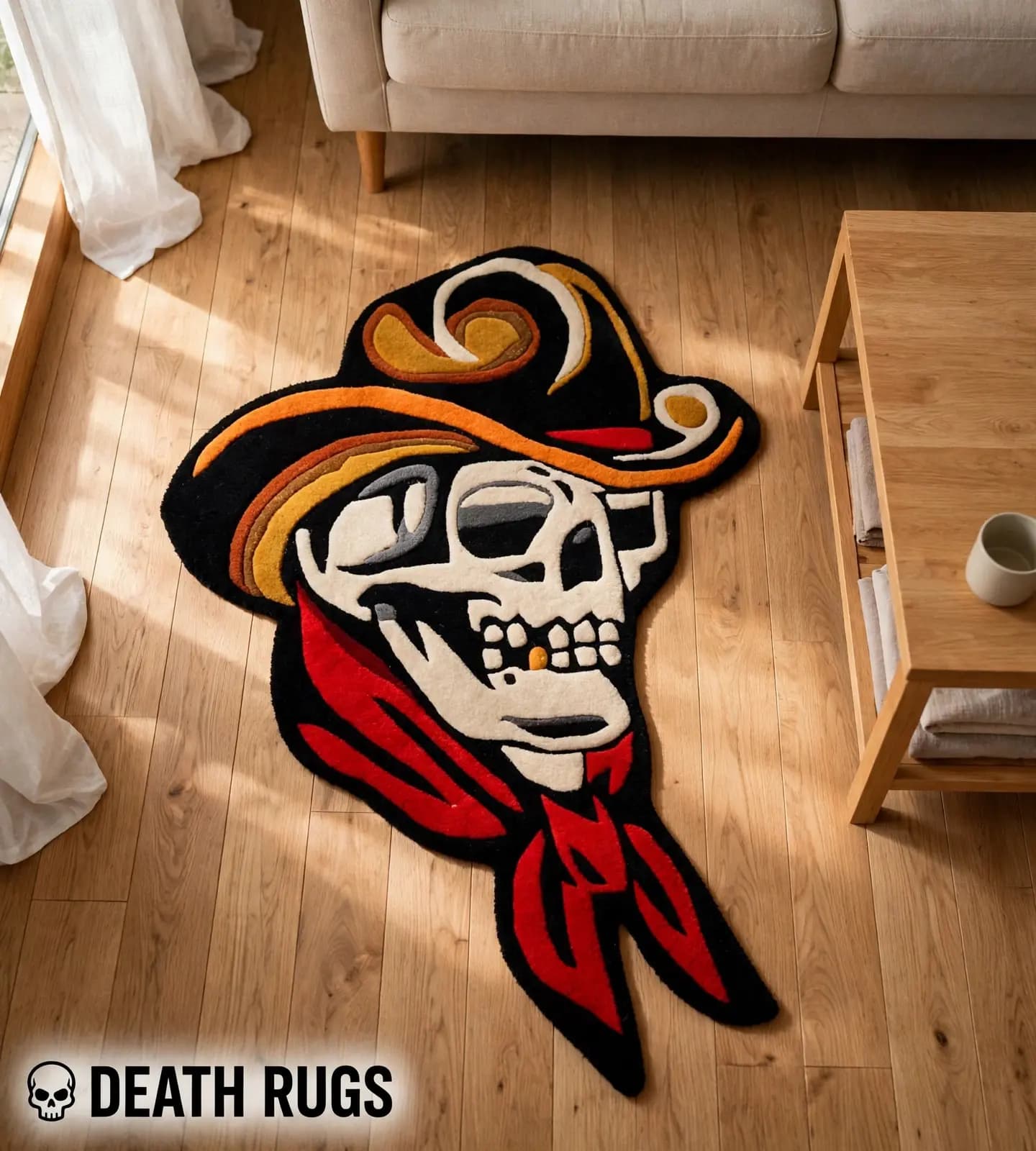 Skull Cowboy Rug slide 4