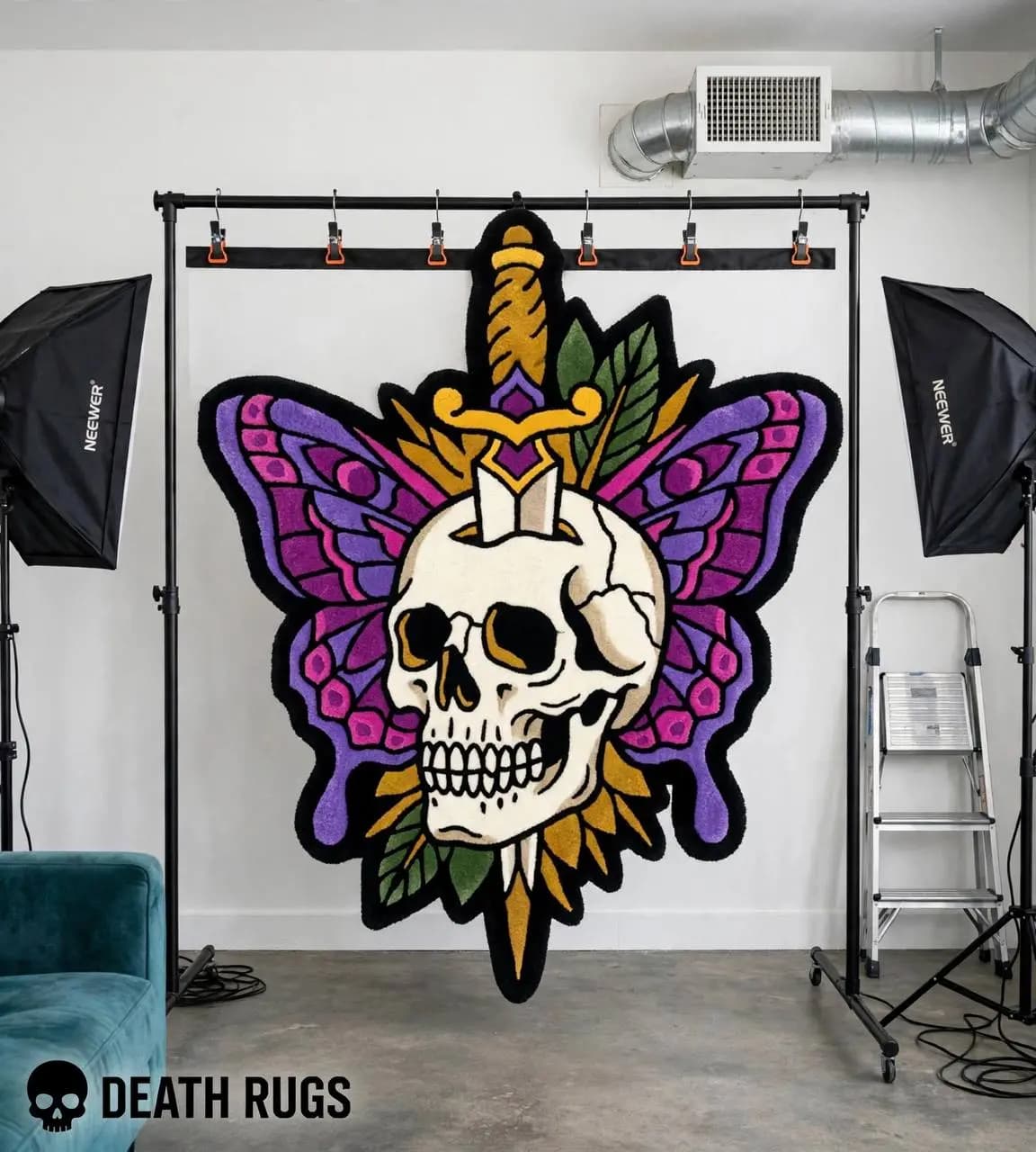 Midnight Moth - Skull, Dagger & Butterfly slide 4