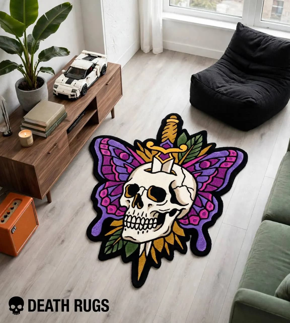 Midnight Moth - Skull, Dagger & Butterfly slide 5