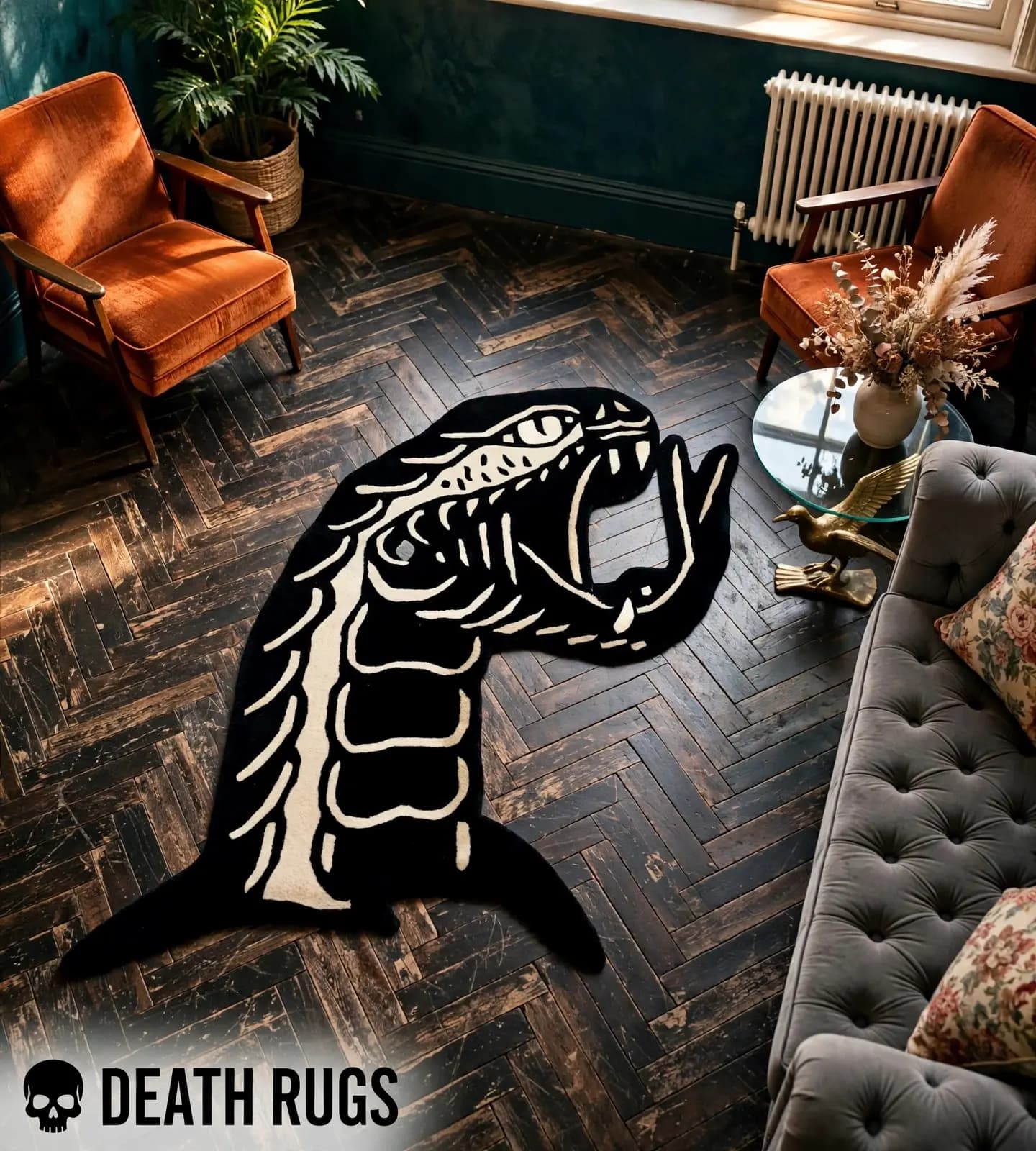 Black Cobra Strike Rugs slide 5