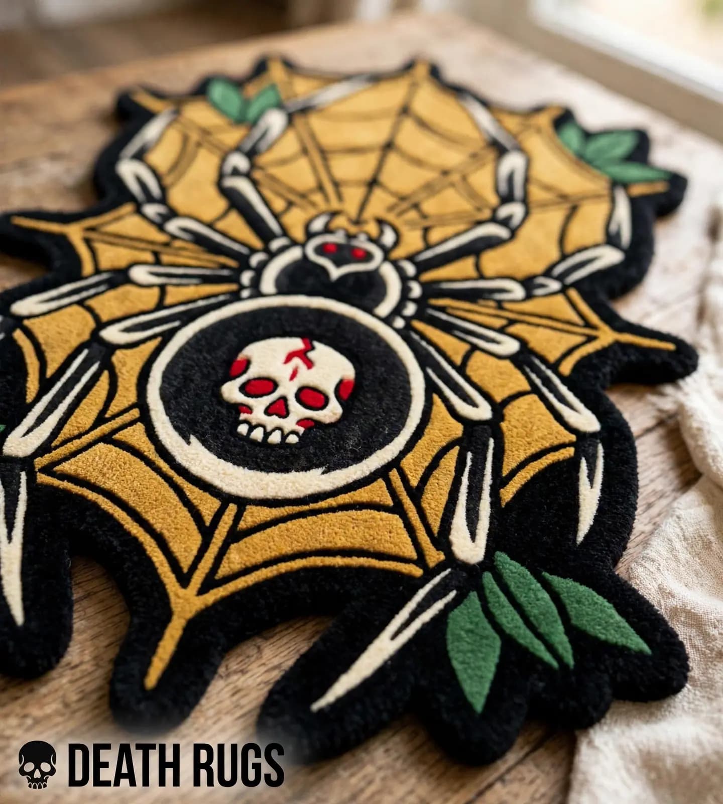 Skull Widow Web Rugs slide 7