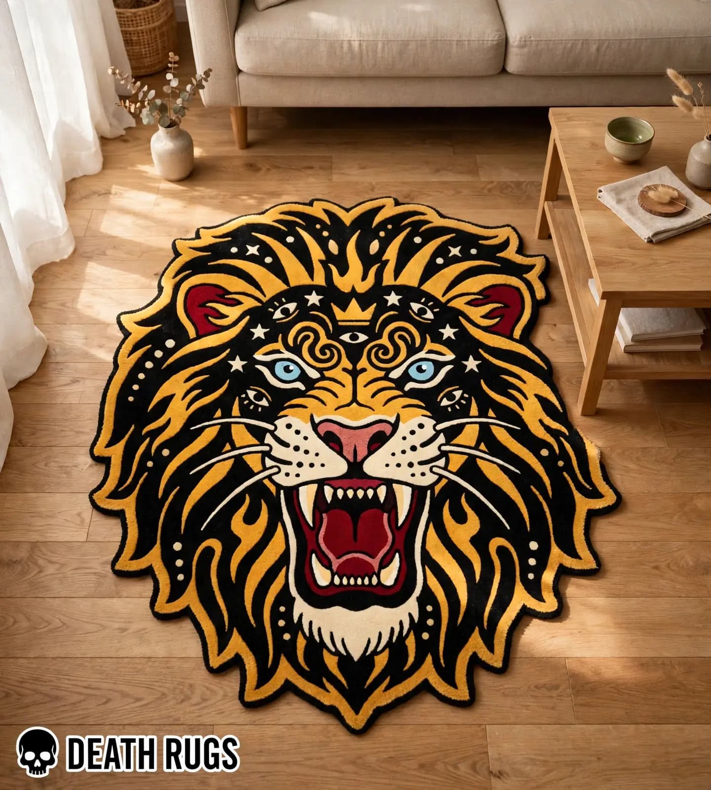 Golden Mane Mystic Lion Rugs slide 6