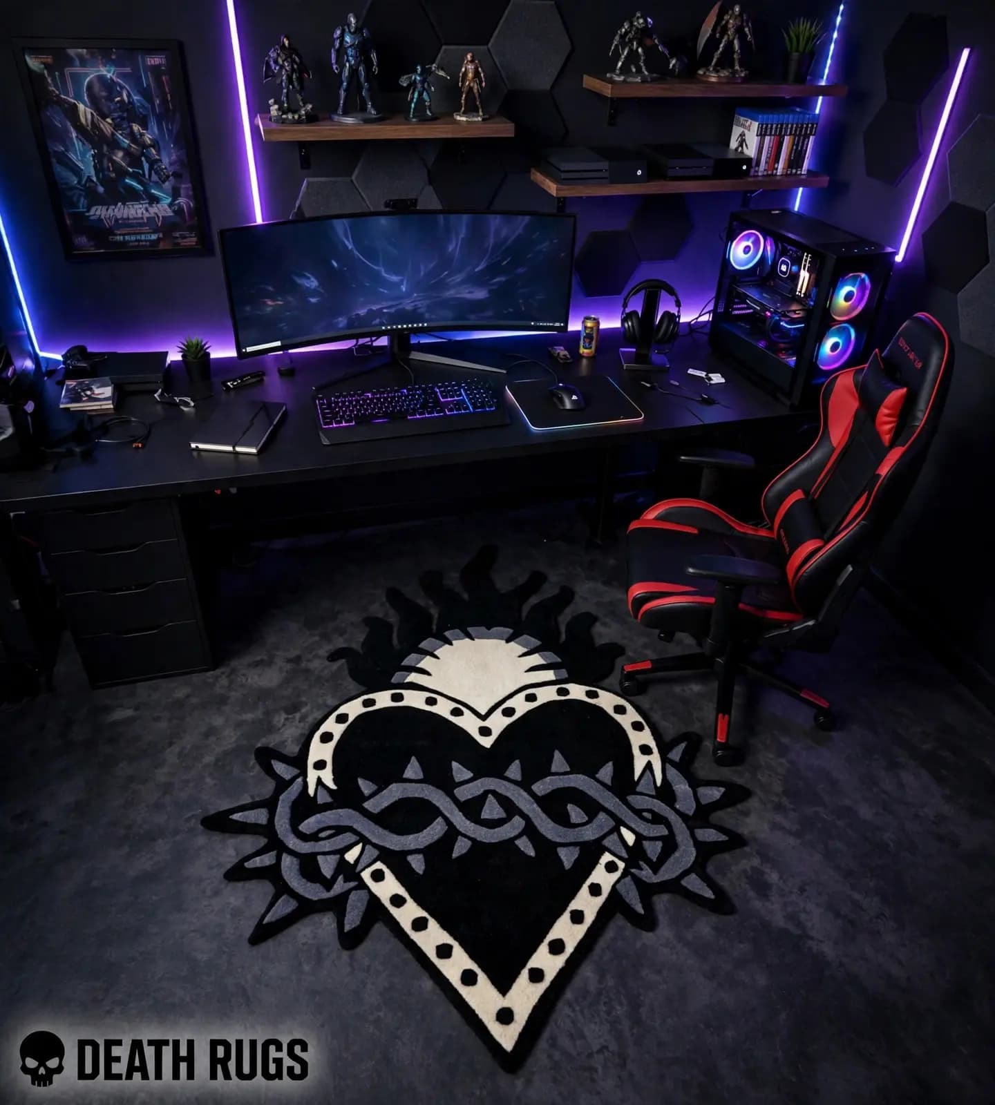 Sacred Thorn Heart Rugs slide 7
