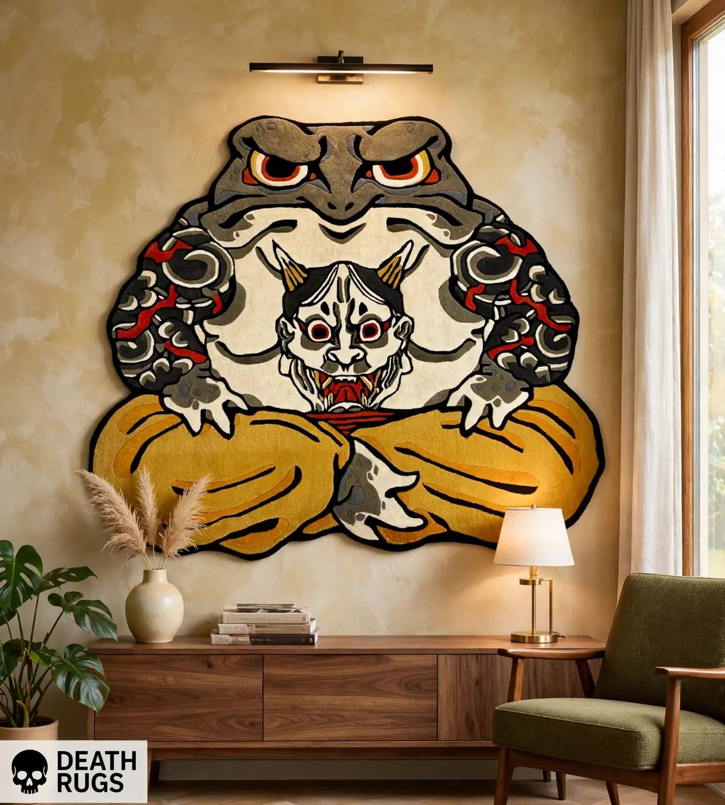 Meditating Hannya Toad Rugs slide 4