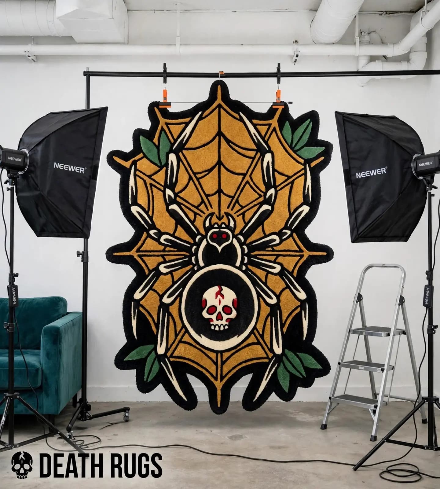 Skull Widow Web Rugs slide 4