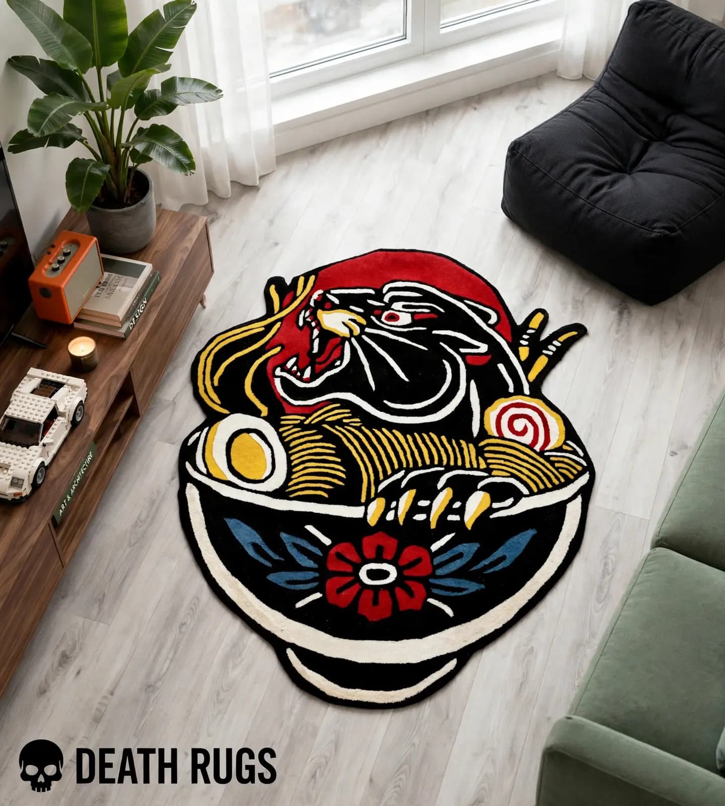 Panther Ramen Bowl Rugs slide 4