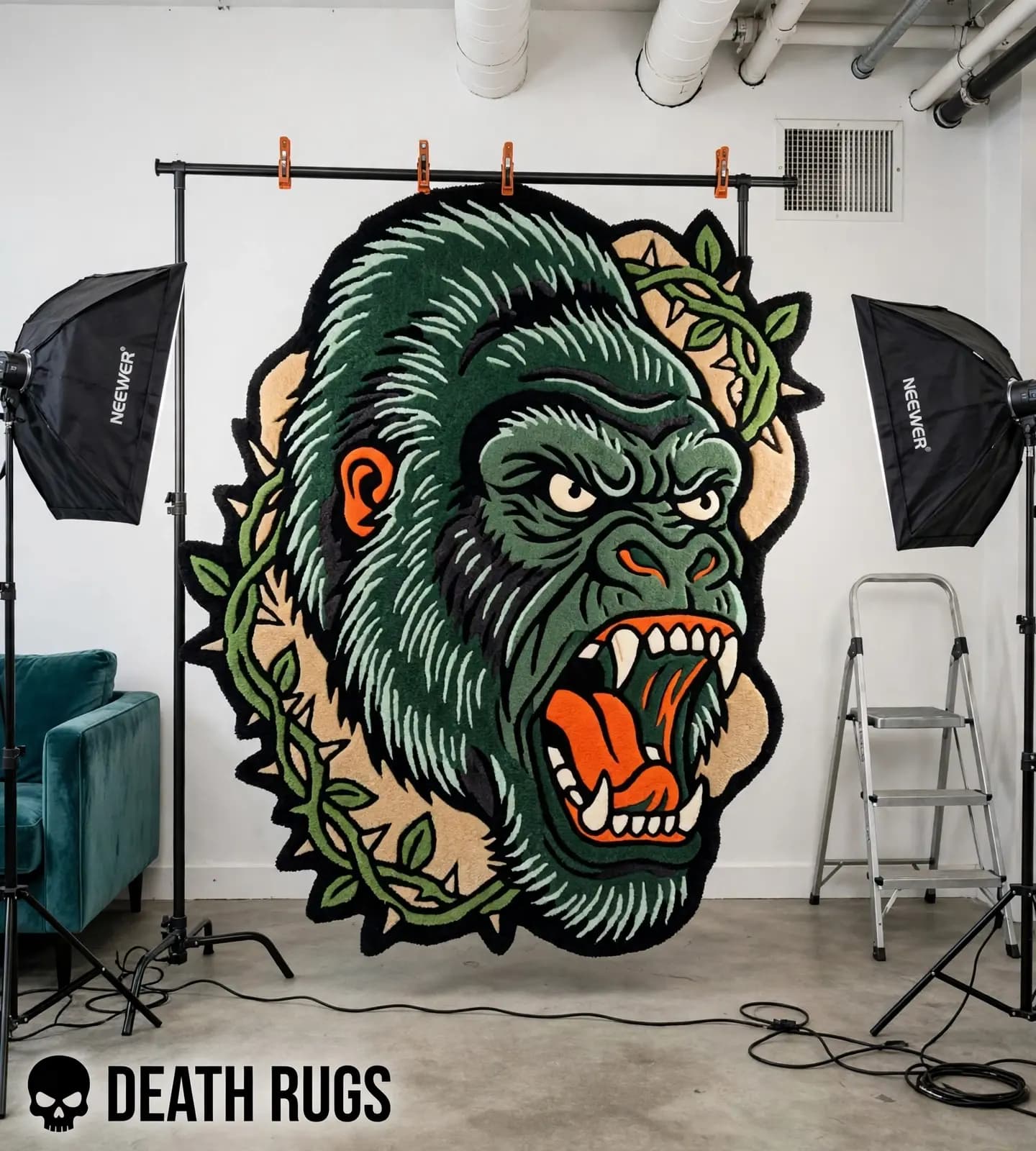 Verdant Beast Gorilla Rugs slide 4