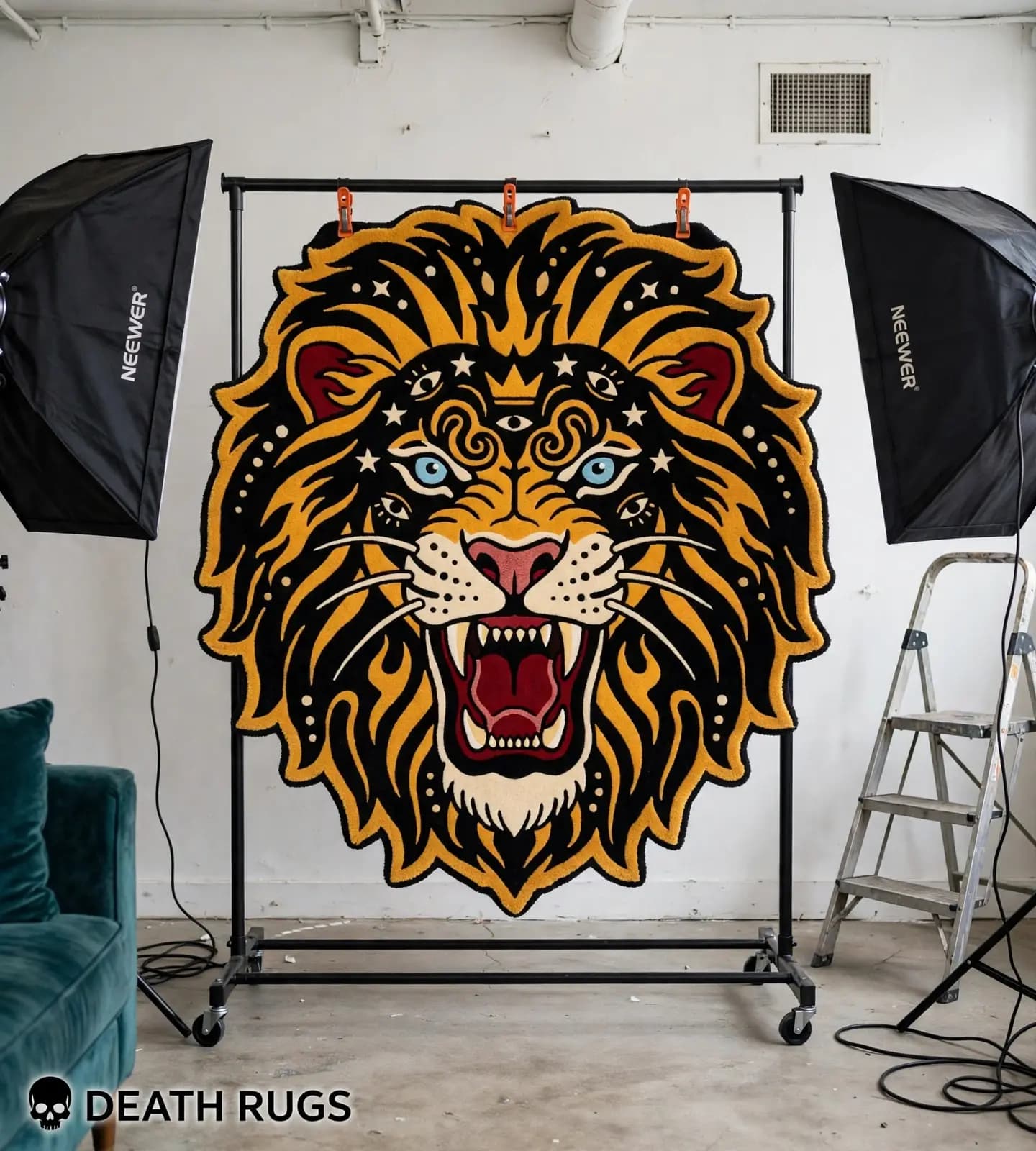 Golden Mane Mystic Lion Rugs slide 8