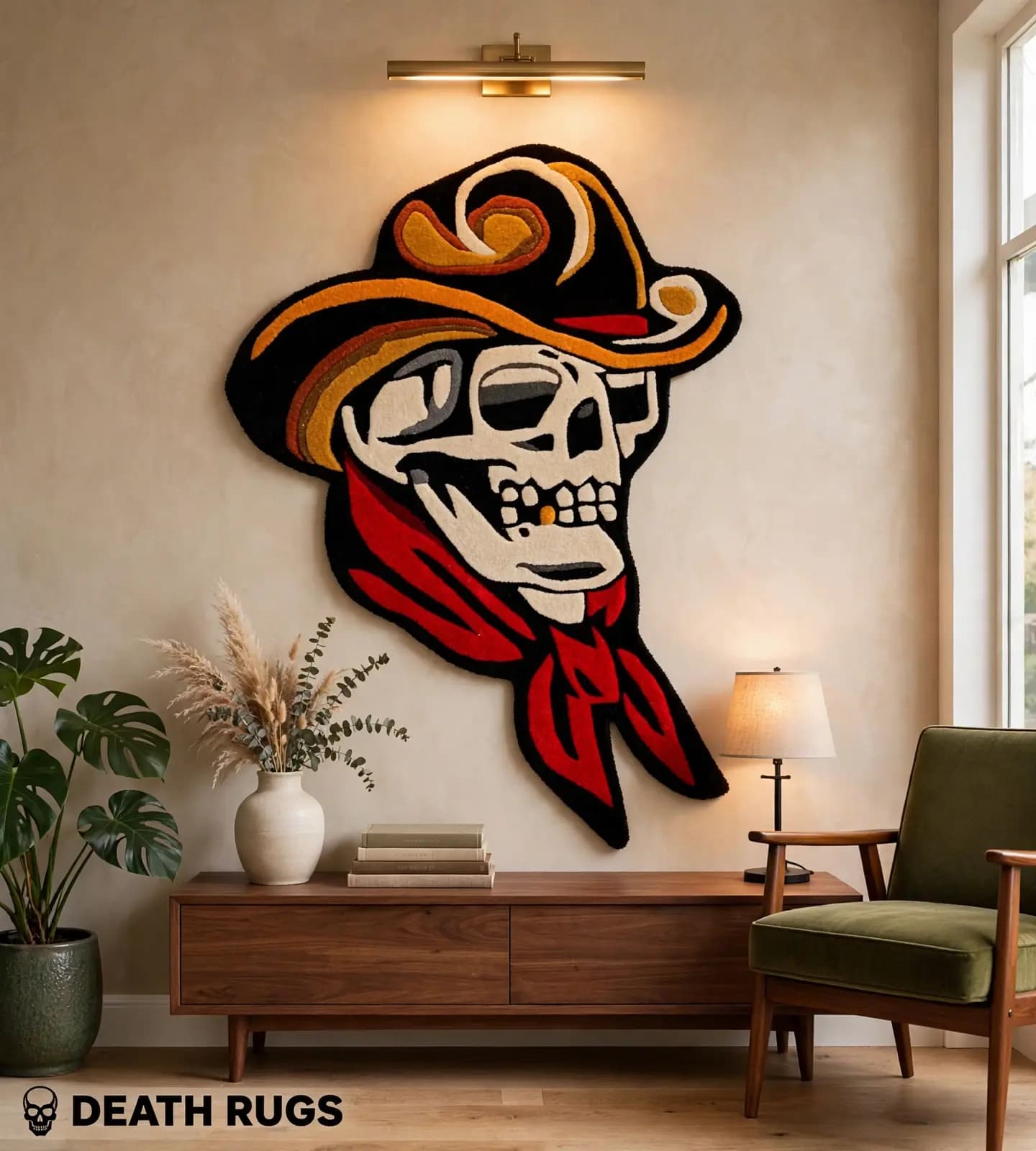 Skull Cowboy Rug slide 3