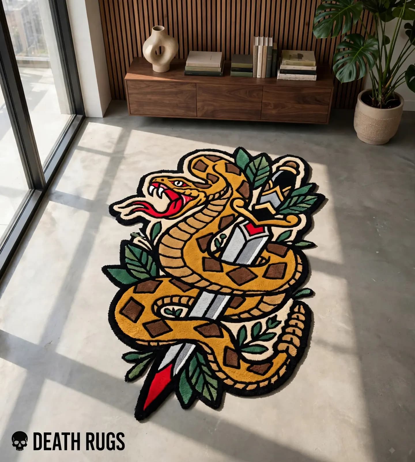 Coiled Viper & Dagger Rugs slide 5