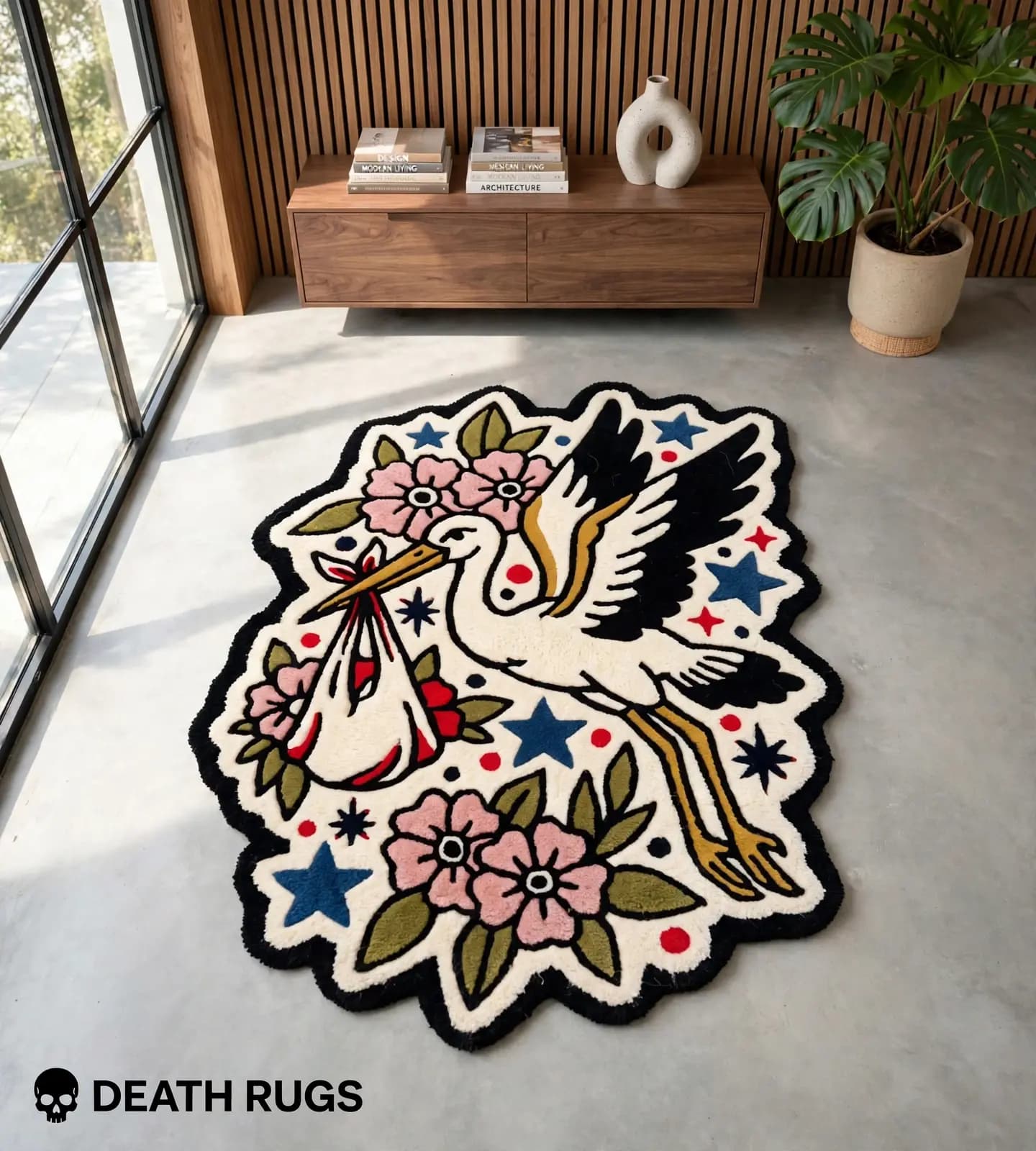 Flying Stork & Blossom Bundle Rugs slide 3