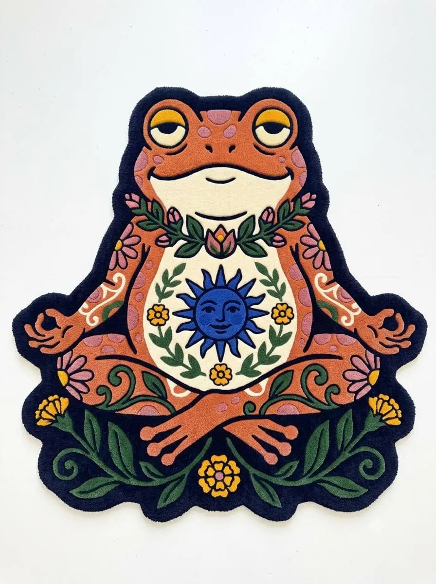 Zen Solar Frog Rugs slide 3