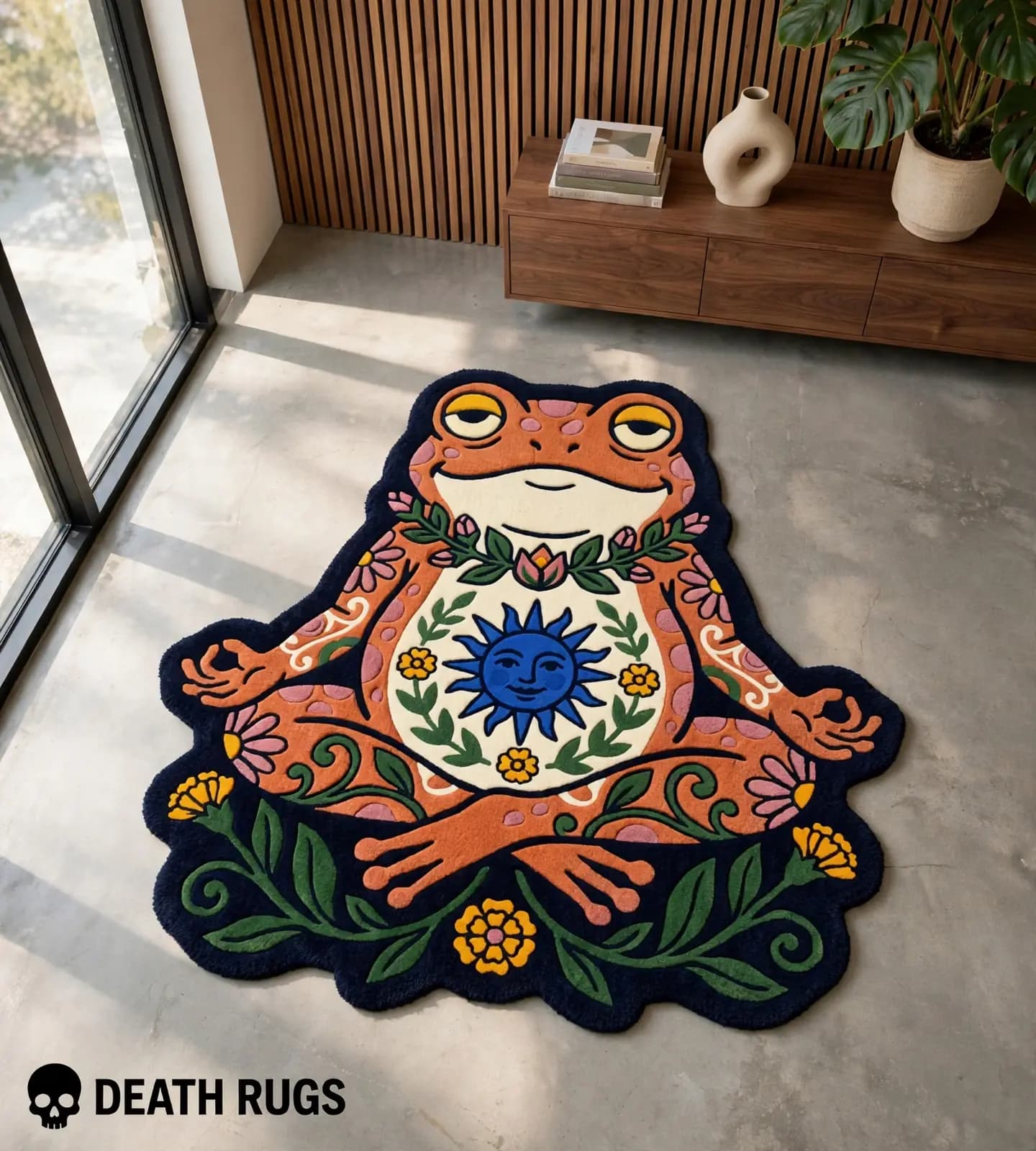 Zen Solar Frog Rugs slide 7