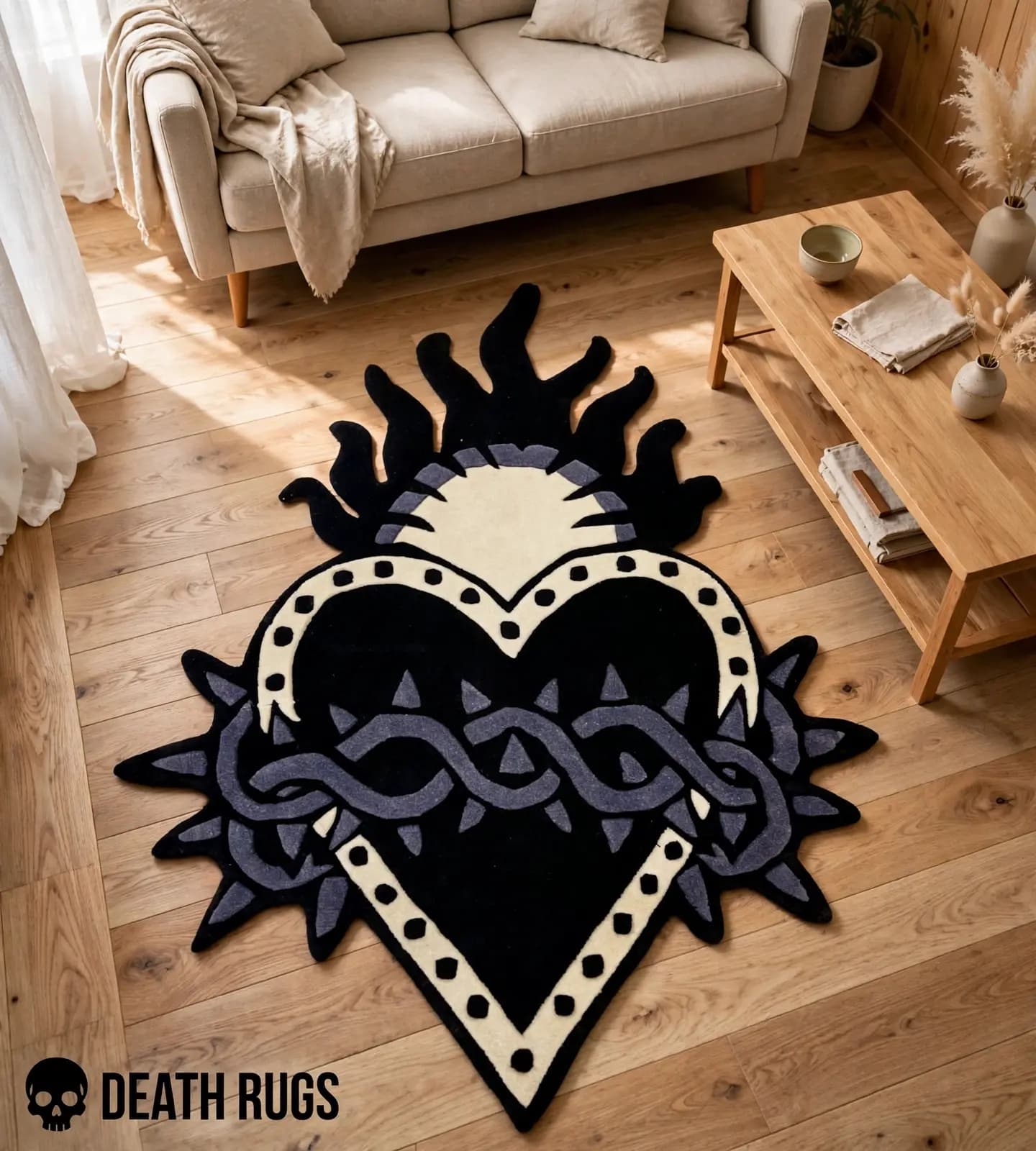 Sacred Thorn Heart Rugs slide 3
