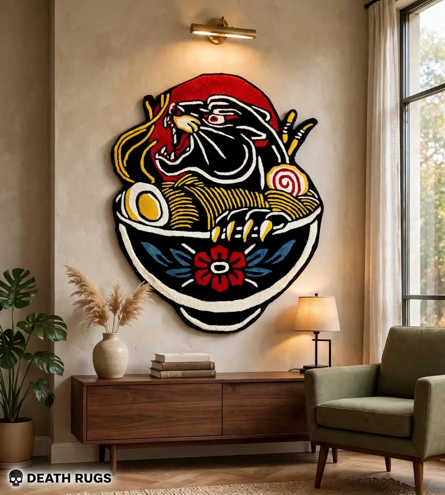 Panther Ramen Bowl Rugs slide 3